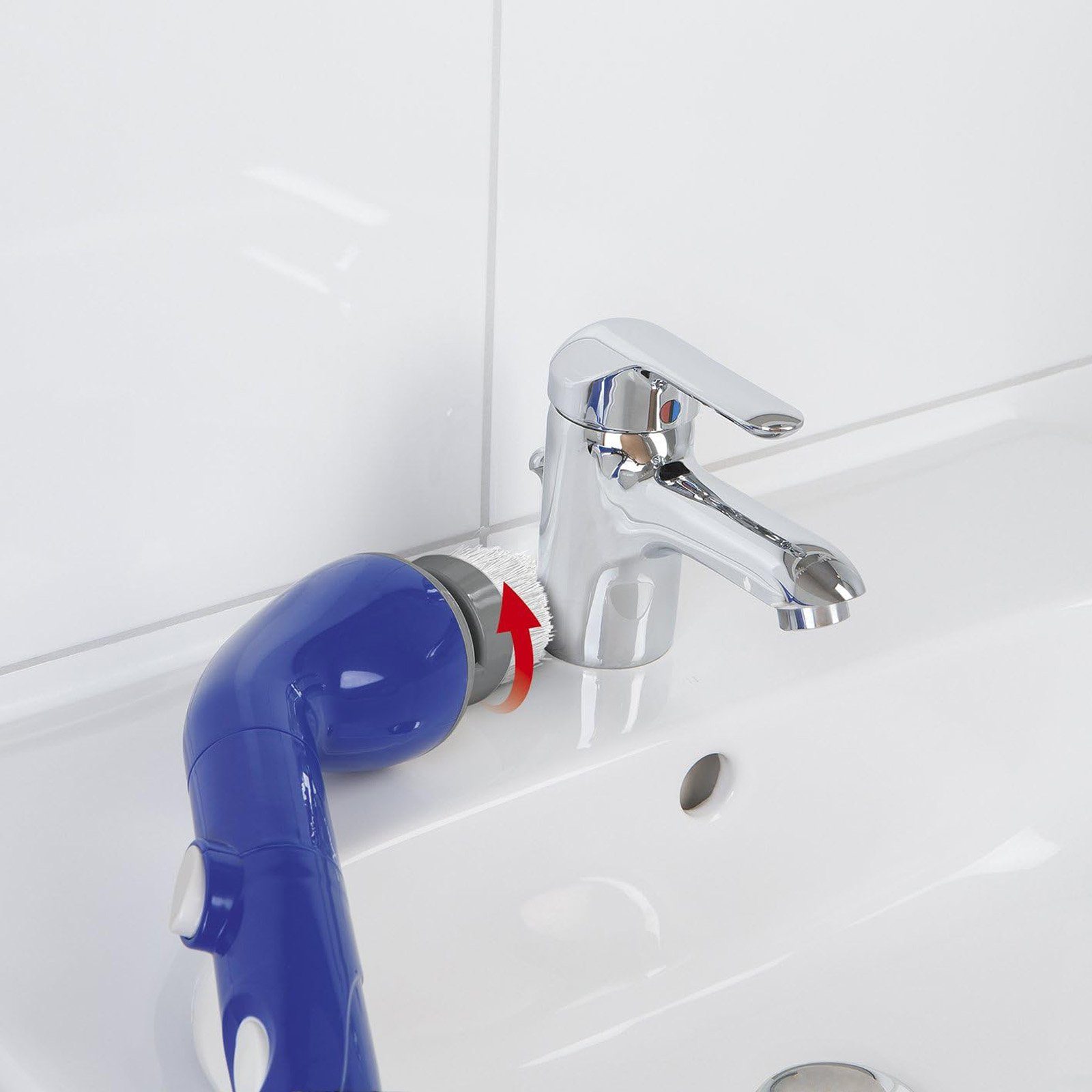 Fugenbürste, Polierer inkl. CLEANmaxx Akku-Reinigungsbürste Reinigungsbürste 3 Wechselaufsätze