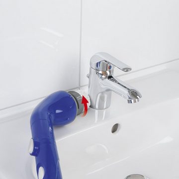 CLEANmaxx Reinigungsbürste Akku-Reinigungsbürste Polierer Fugenbürste, inkl. 3 Wechselaufsätze