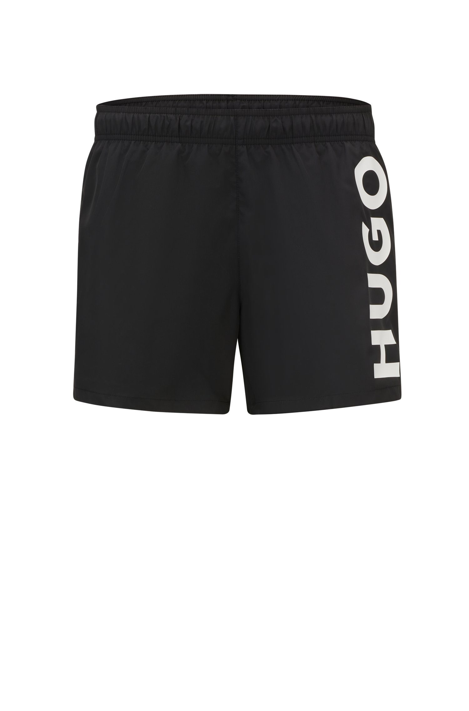 HUGO Badeshorts ABAS seilich mit großem HUGO Logo-Print