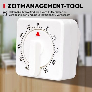 MAGICSHE Küchentimer 2 Stück Mechanischer Kurzzeitwecker 60 min Lernwecker