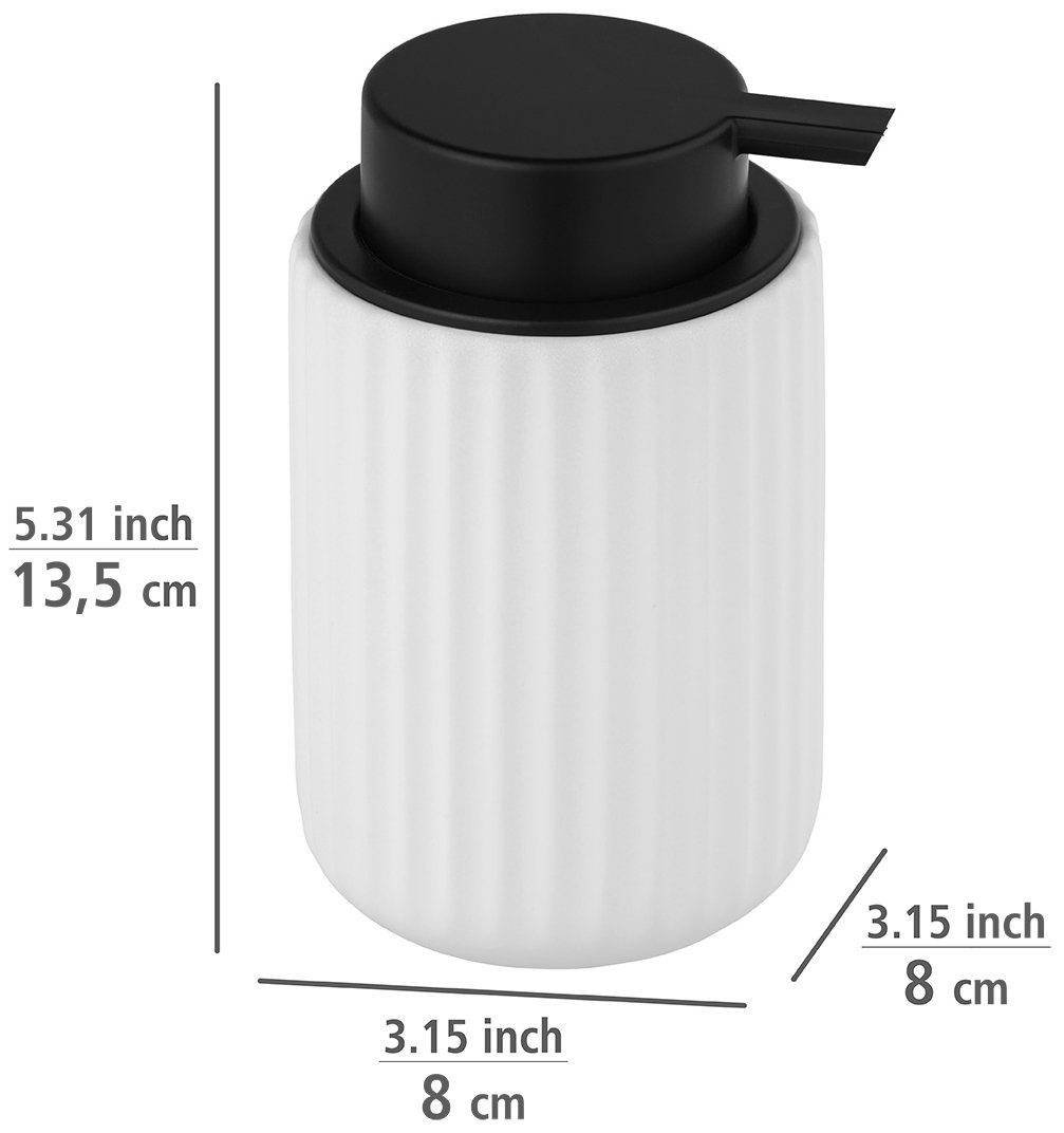 WENKO Seifenspender Belluno, aus Keramik, Füllmenge: 400 ml günstig online kaufen