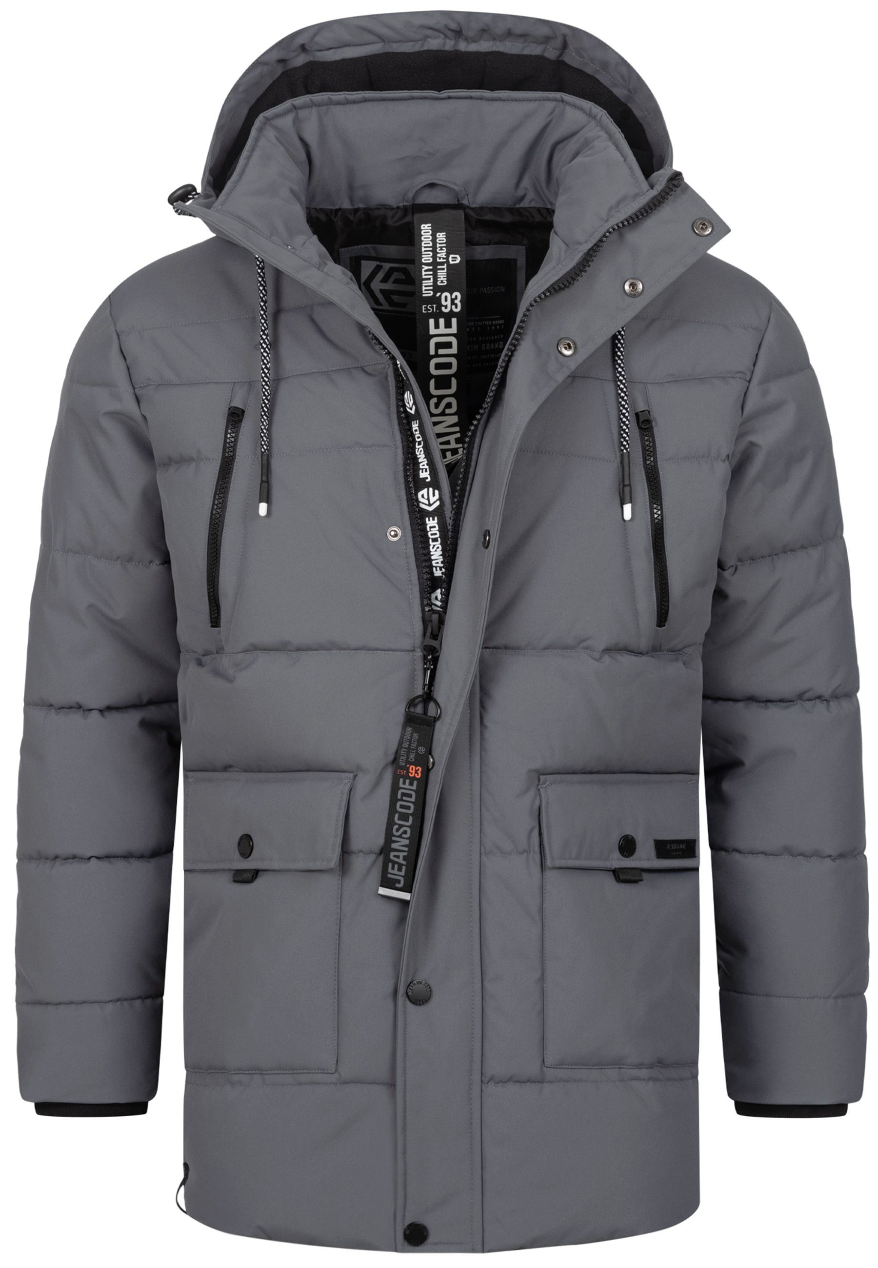 Indicode Steppjacke Herren INWess Herrenjacke Daunen-Optik günstig online kaufen