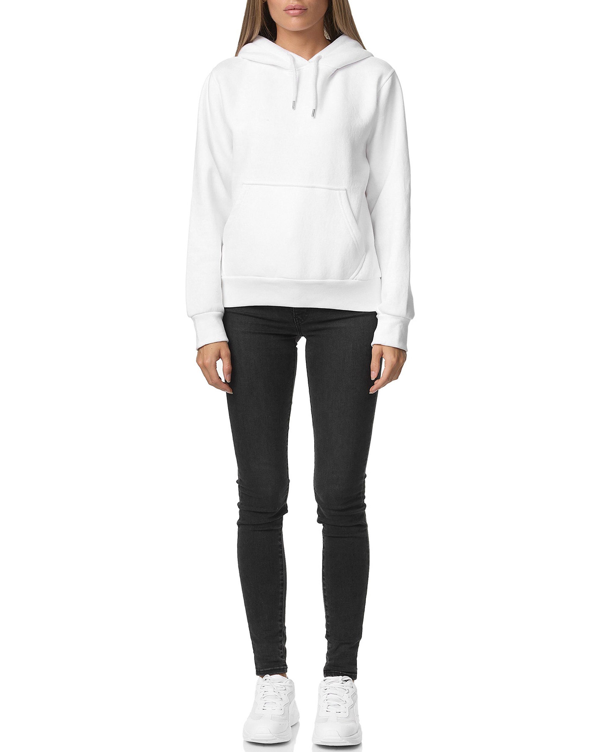 Smith & Solo Kapuzensweatshirt Hoodie Damen Kapuzenpullover (1-tlg) mit Kan günstig online kaufen
