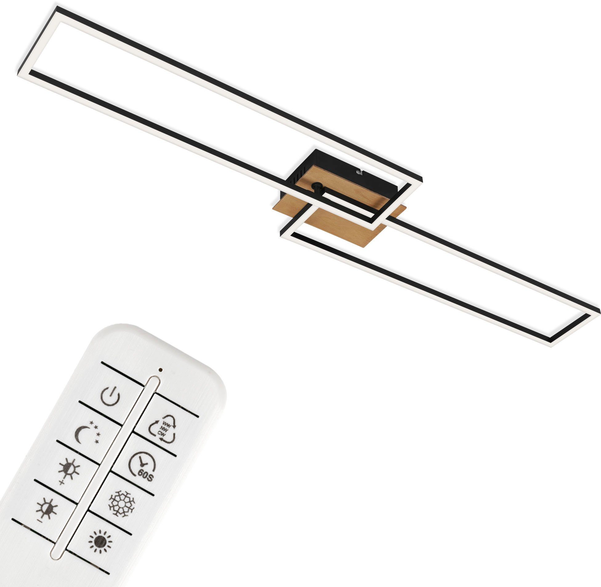 Briloner Leuchten LED Deckenleuchte 3145014 FRAME, CCT - über Fernbedienung günstig online kaufen