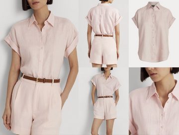 Ralph Lauren T-Shirt LAUREN RALPH LAUREN Linen Broono Dolman-Sleeve Shirt Bluse Tee Lino He