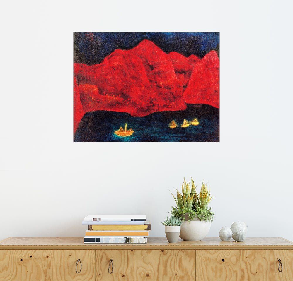 Posterlounge Wandbild, Südliche Küste abends | OTTO