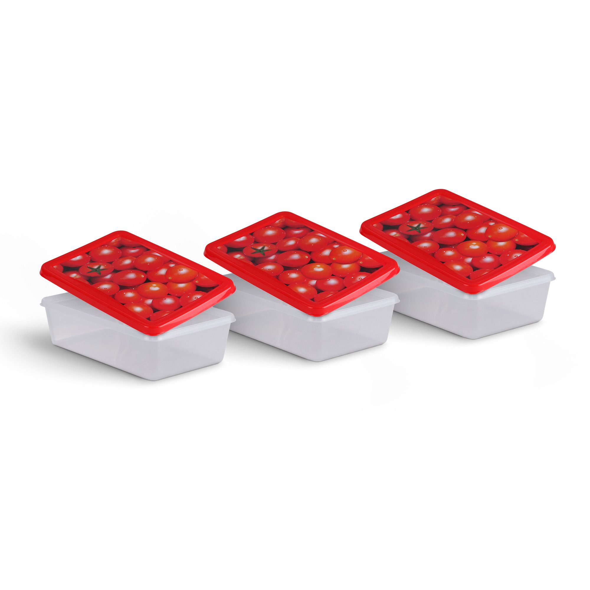 Bestlivings Frischhaltedose Set, Kunststoff, (Mehrpack, 3-tlg., 3er Set, 6er Set, 9er Set), für Lebensmittel 1,25 L (3 - 9er Vorratsdose), Aufbewahrungsbox