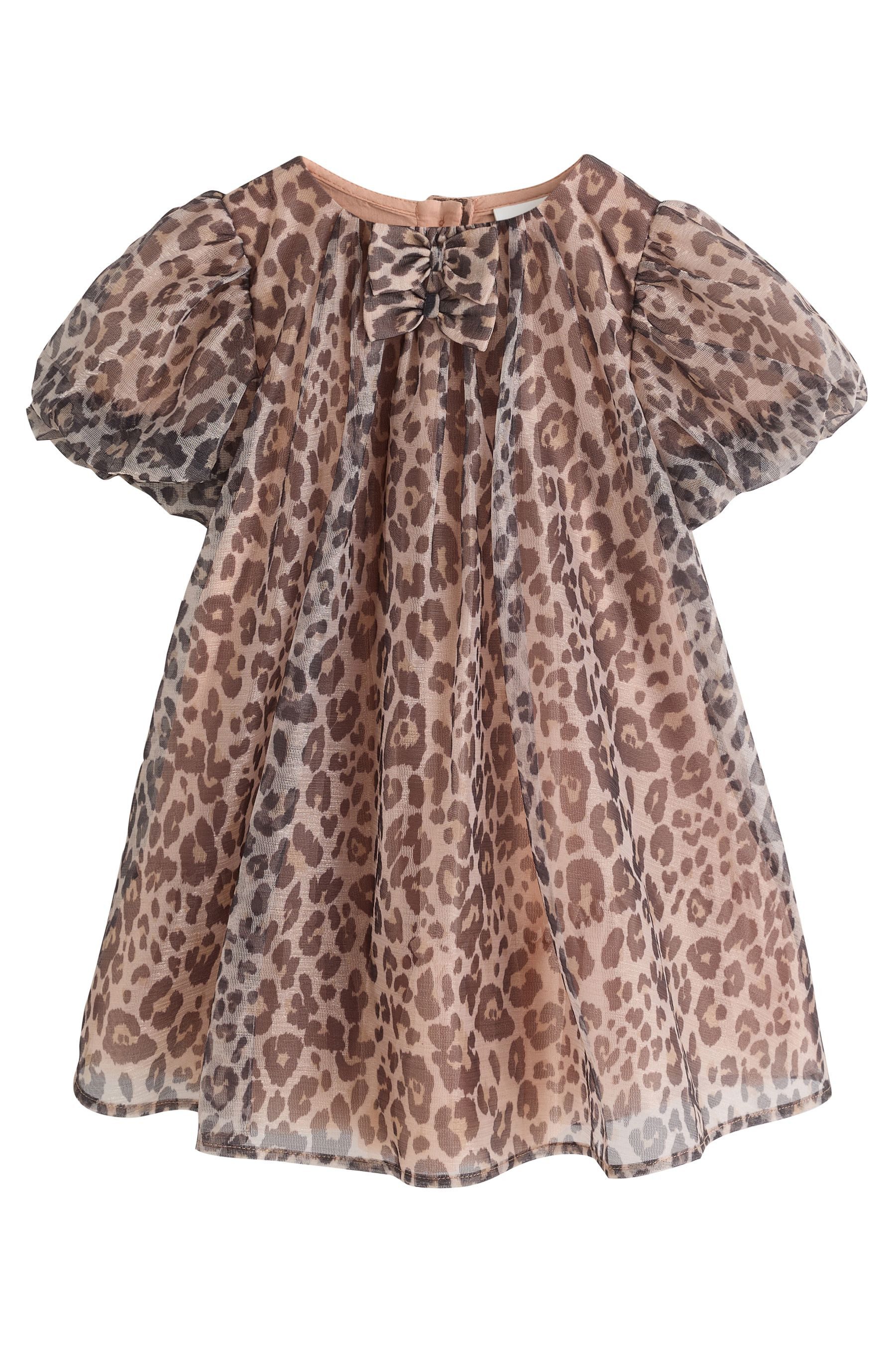 Next Tüllkleid Kurzärmeliges Mesh-Kleid (1-tlg)