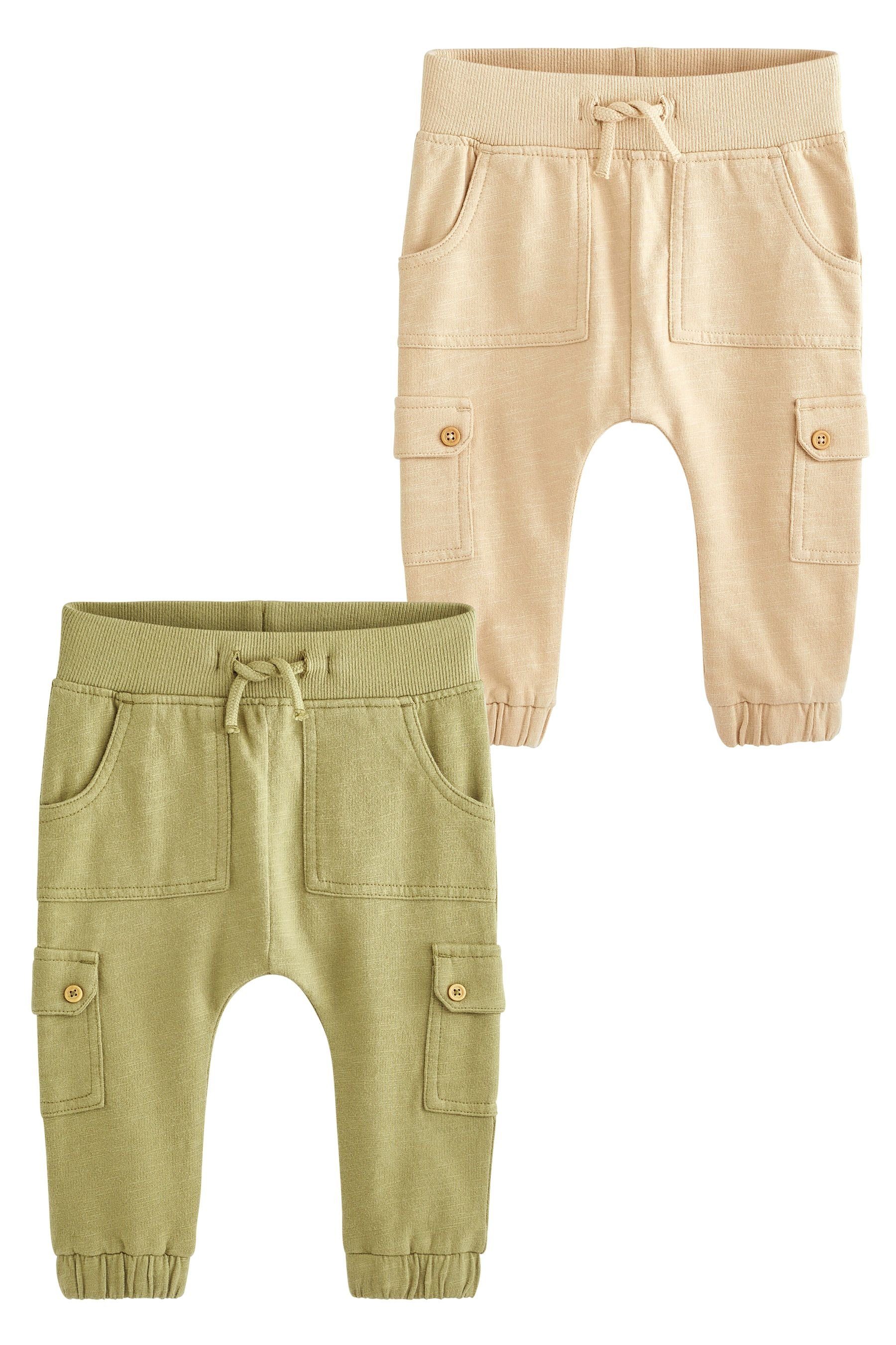 Next Sweathose Pack 2er (2-tlg) Baby-Cargo-Jogginghose