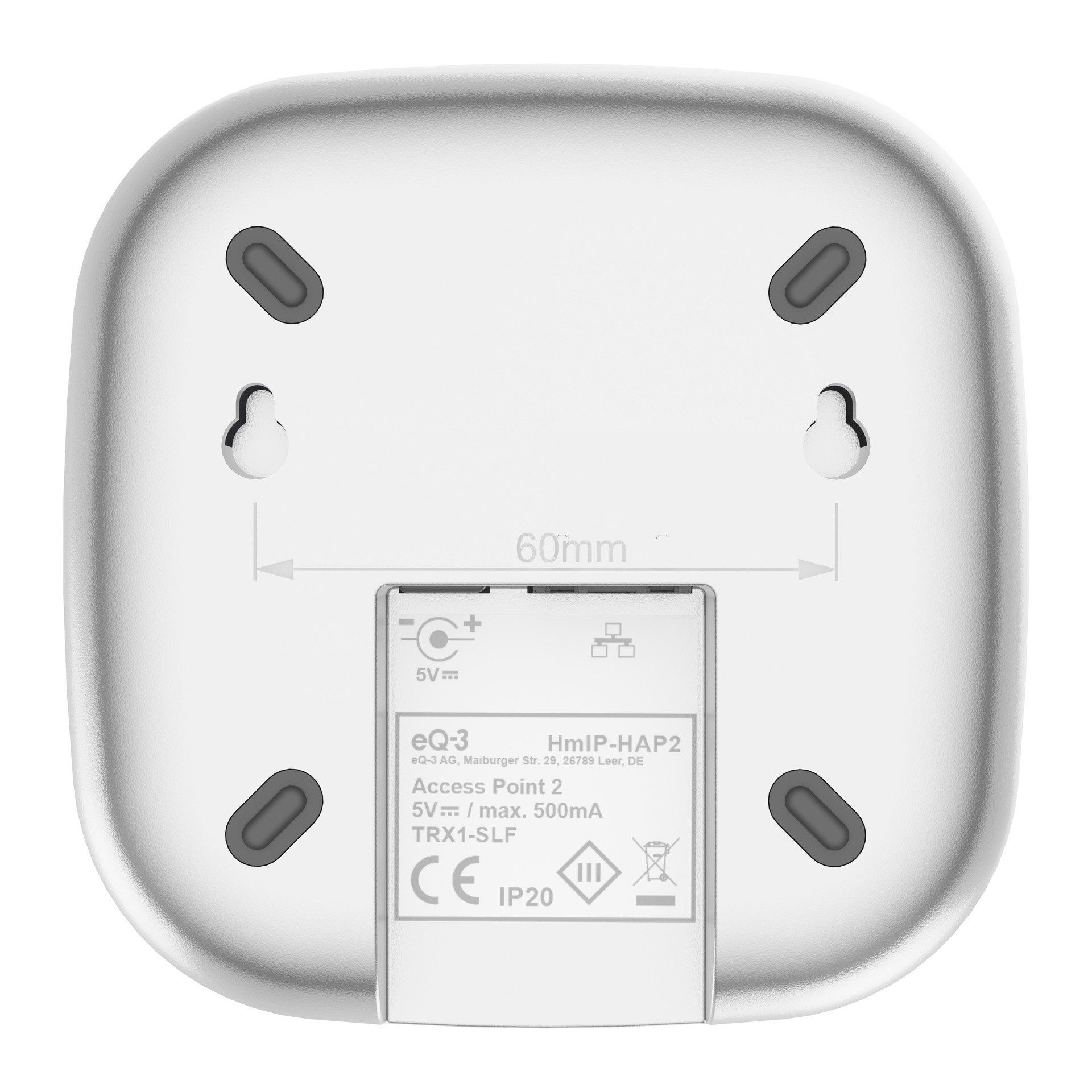 Homematic IP Access Point 2 Smart-Home-Station, AES 128-Verschlüsselung zwischen Geräten, App und Cloud
