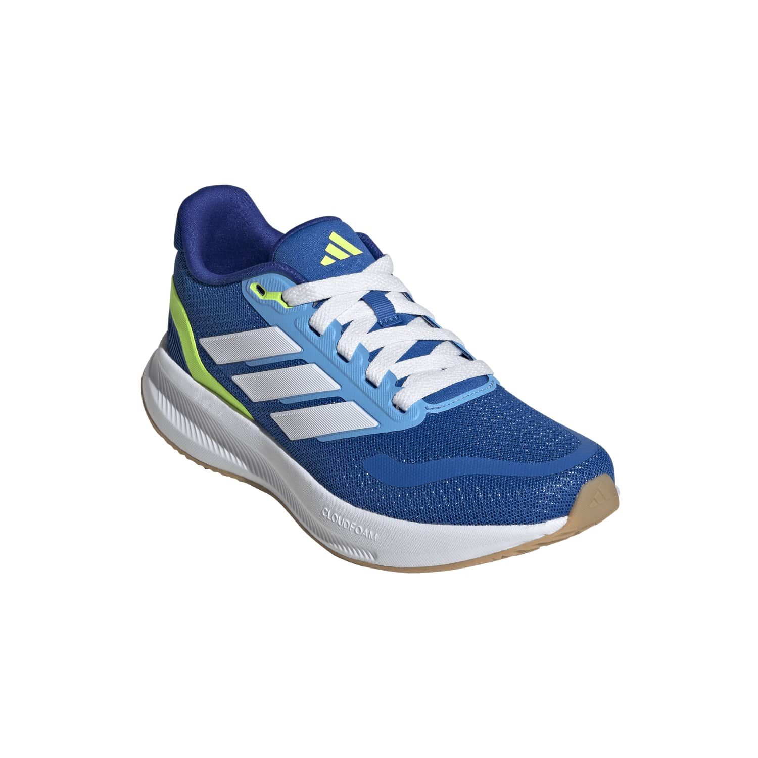 adidas Performance Runfalcon 5 blau/weiss Jungen Laufschuh