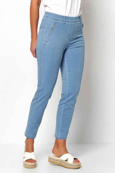 Relaxed by TONI Regular-fit-Jeans Alice Zip 7/8