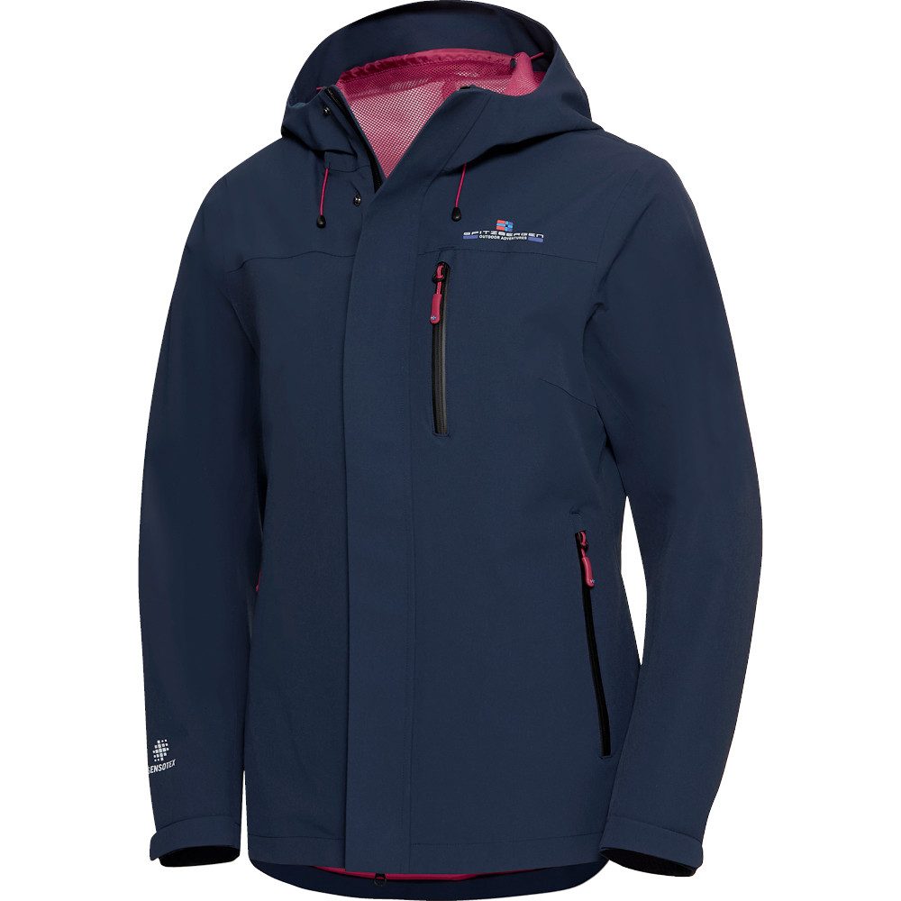 Spitzbergen Outdoorjacke wasserdicht, winddicht und atmungsaktiv Hohe Bewegungsfreiheit dank elastischer Verarbeitung