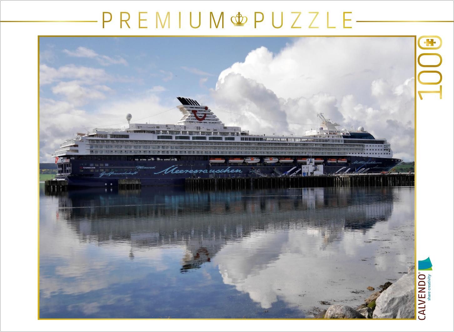 CALVENDO Puzzle CALVENDO Puzzle Mein Schiff 1, Passagiere 1924, Länge 262 m, Breite 32, 1000 Puzzleteile