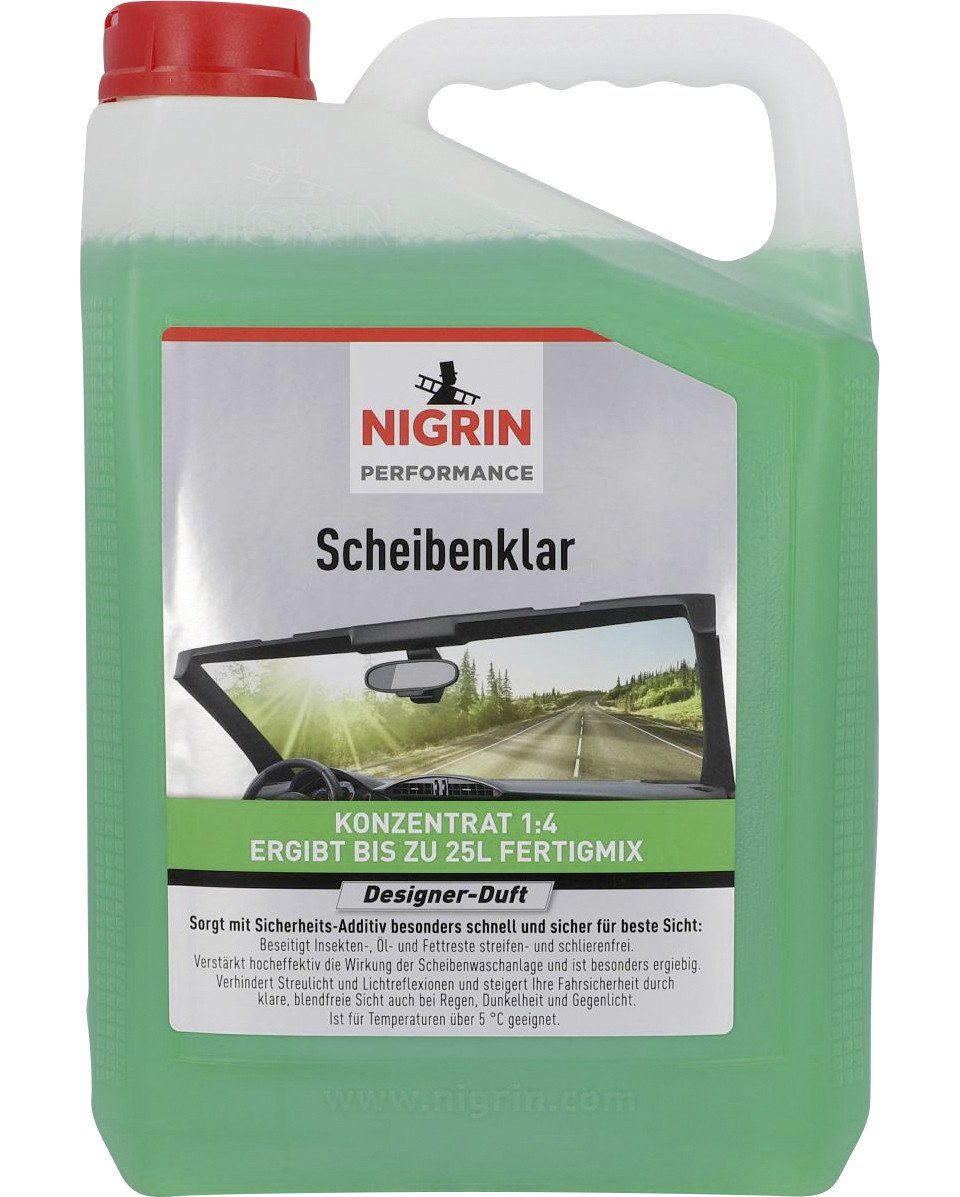 Nigrin Performance Scheibenklar Konzentrat 1:4 5L Autopolitur
