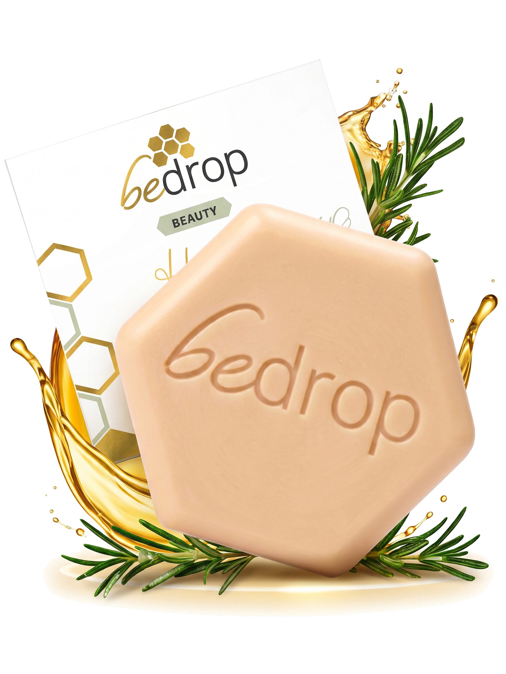 bedrop Feste Haarspülung BEELIXIR Fester Conditioner mit Gelée Royale & Propolis - 65g, Frei von Plastik