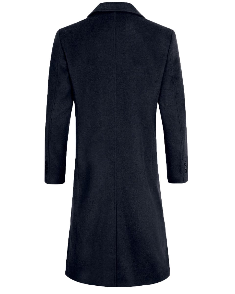 Allthemen Langmantel Herren Knielang Wollmantel Slim Fit Wintermantel günstig online kaufen