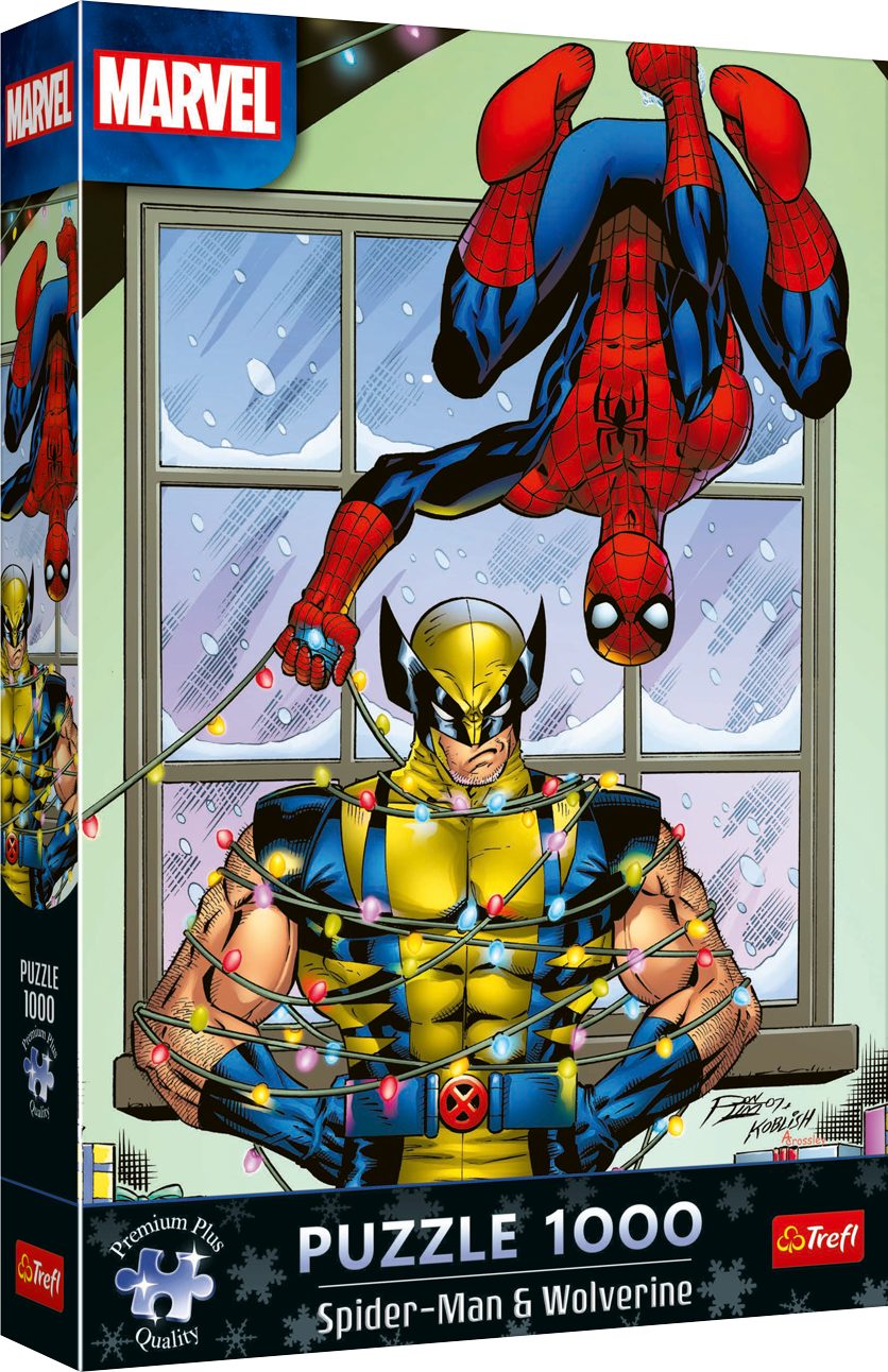 Trefl Пазлы Пазлы Premium Plus 1000 – Spider-Man & Wolverine, 1000 Пазлыteile, Mit Poster