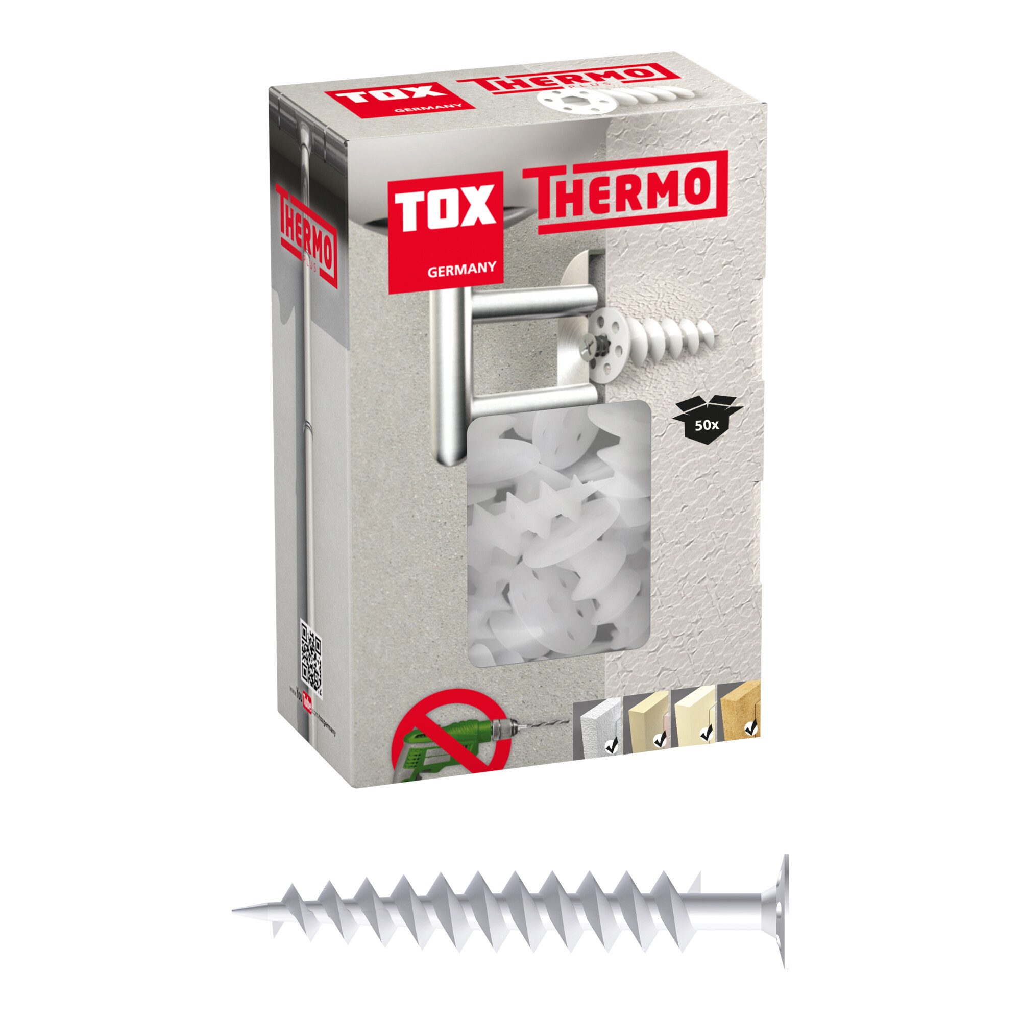 Tox Dämmstoffdübel TOX Dämmstoffdübel Thermo 50 mm 50 Stk