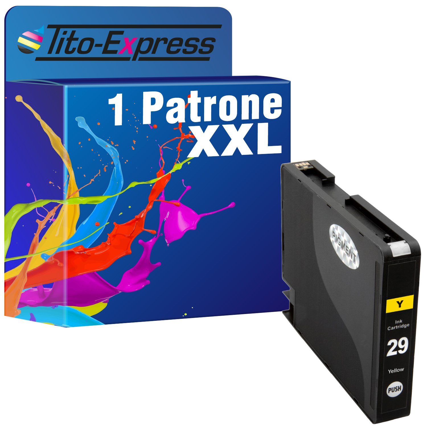 Pro Yellow 29 Tito-Express Tintenpatrone Pixma ersetzt (für PGI CanonPGI29 1) PGI-29 Canon Canon