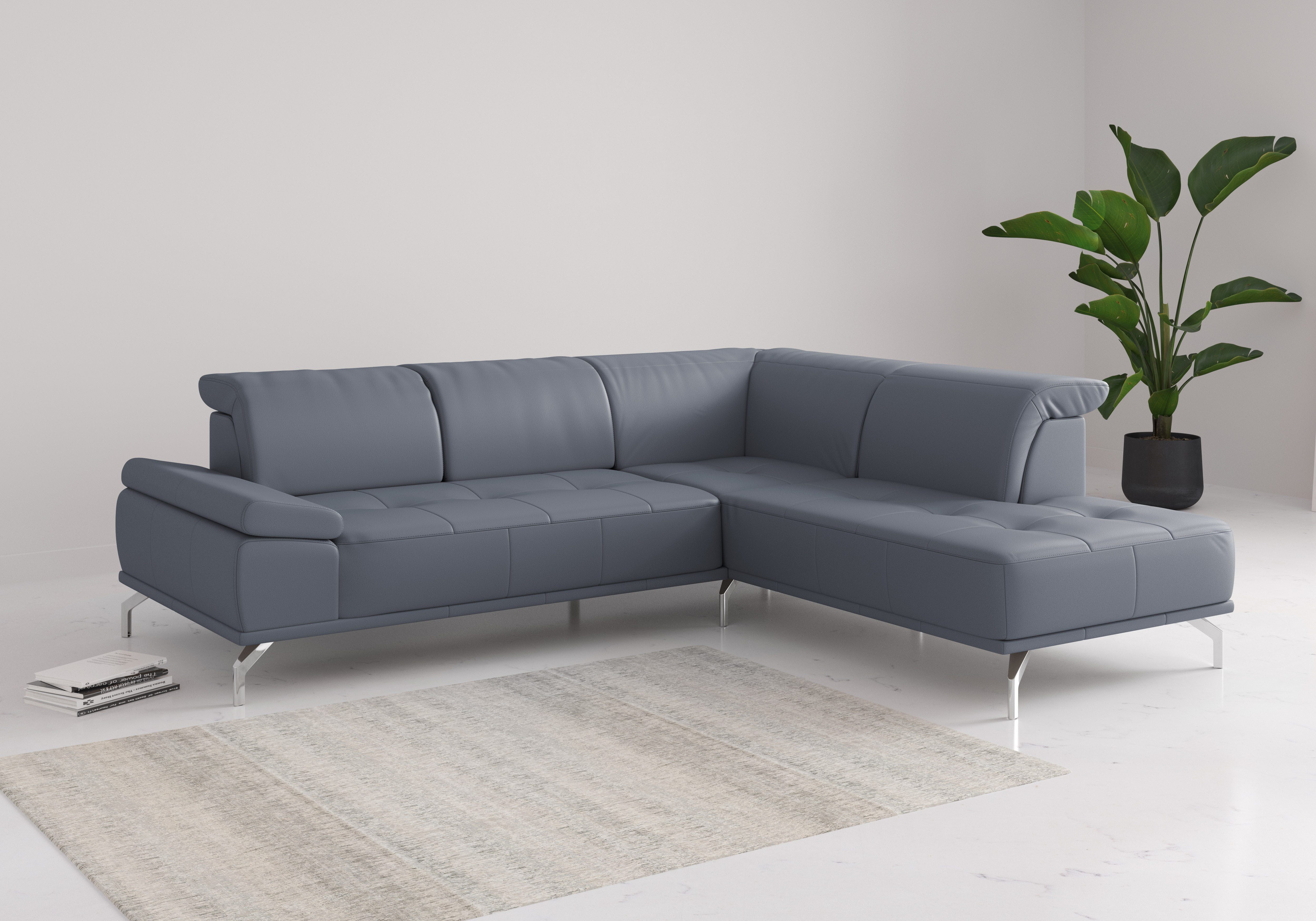 Places of Style Ecksofa Caluna, Inkl.Sitztiefenverstellung, günstig online kaufen