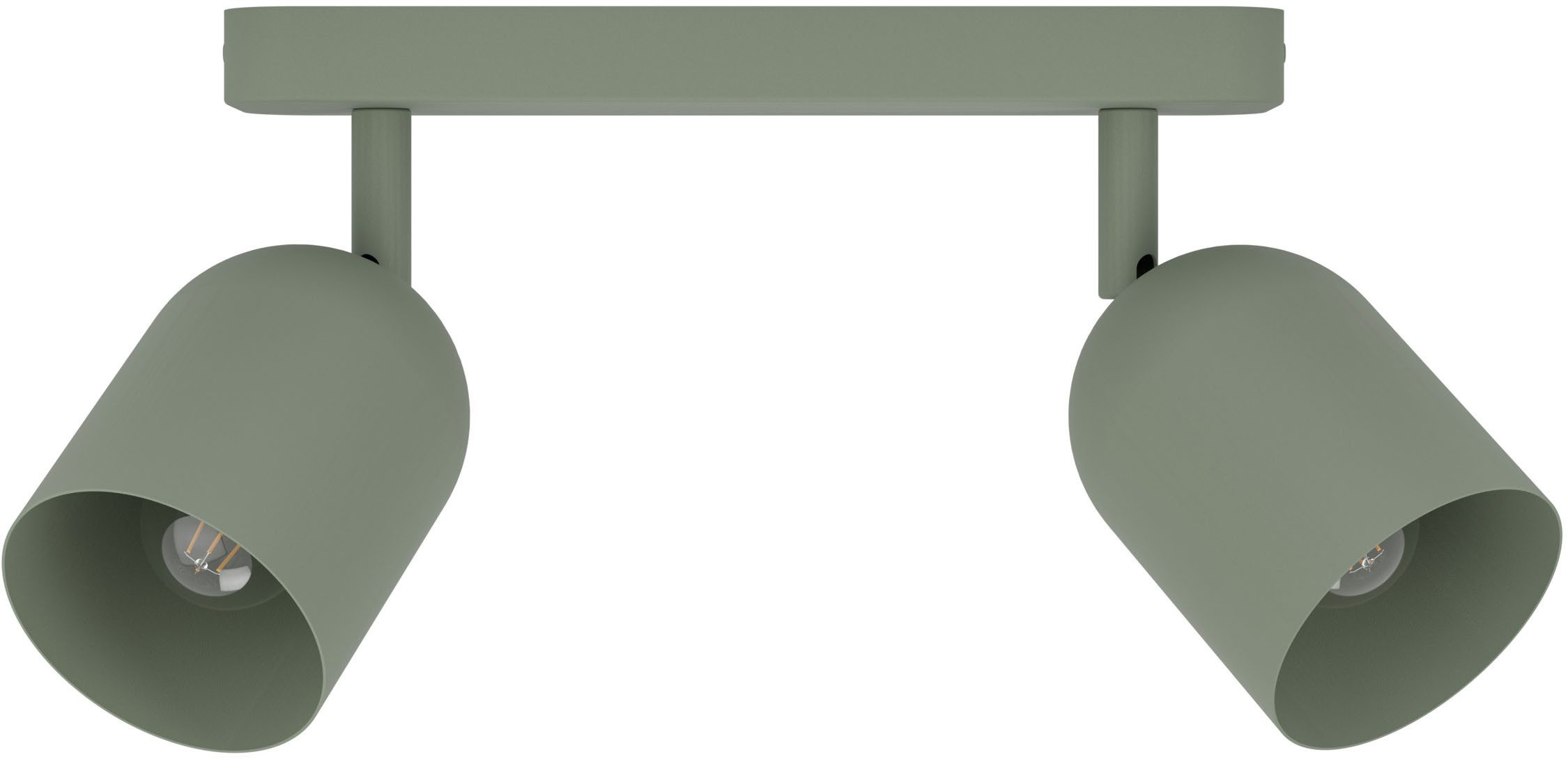 EGLO Deckenspot TILSTON Spotlampe - Stahl - E14 - 2X40W - IP20, ohne Leuchtmittel, Deckenlampe, Deckenstrahler, Strahler, L28 x B8 x H20,5 cm – Bild 4 von 5