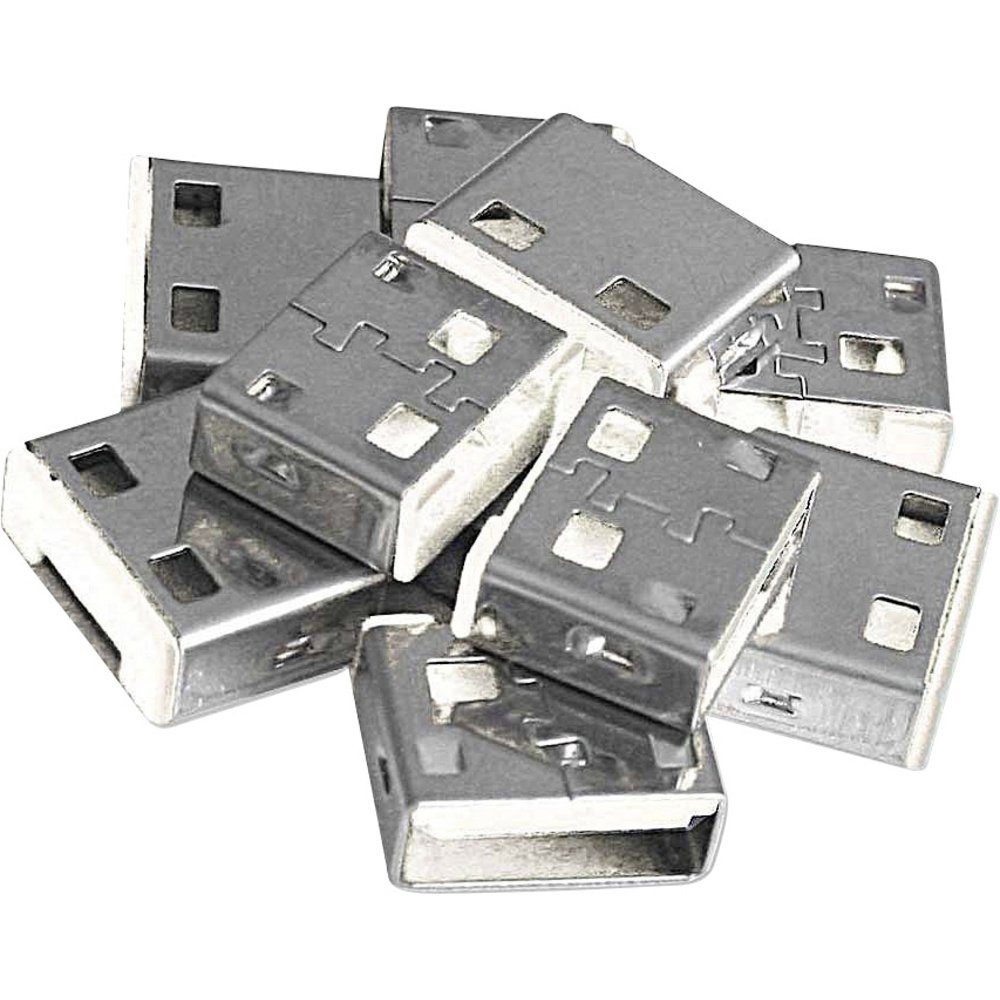 Laptopschloss LINDY USB-A Port Schloss USB Port Lock 10er Set Weiß ohne Schlüssel 4