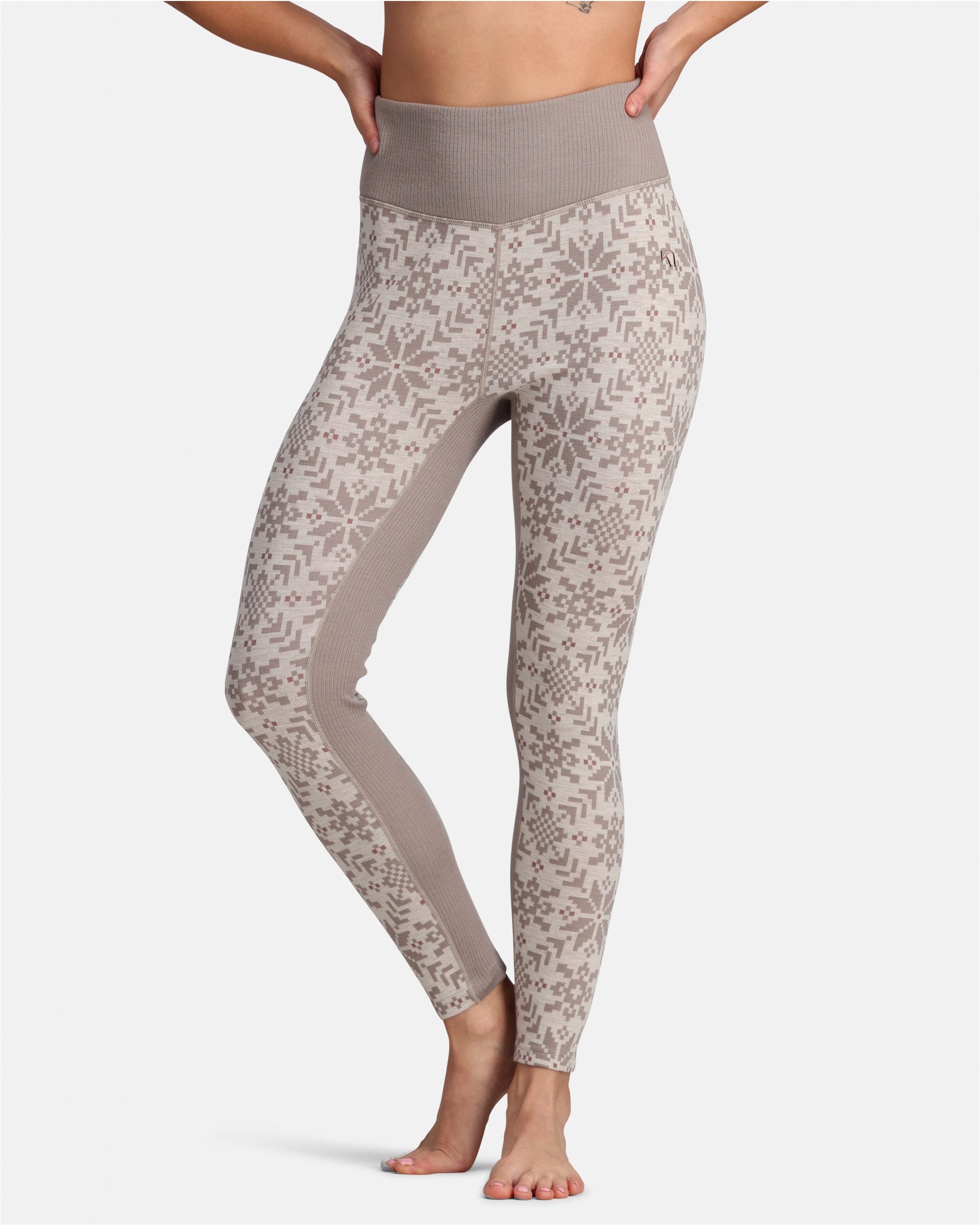 Kari Traa Thermohose Edith aus Merinowolle mit Norweger-Muster