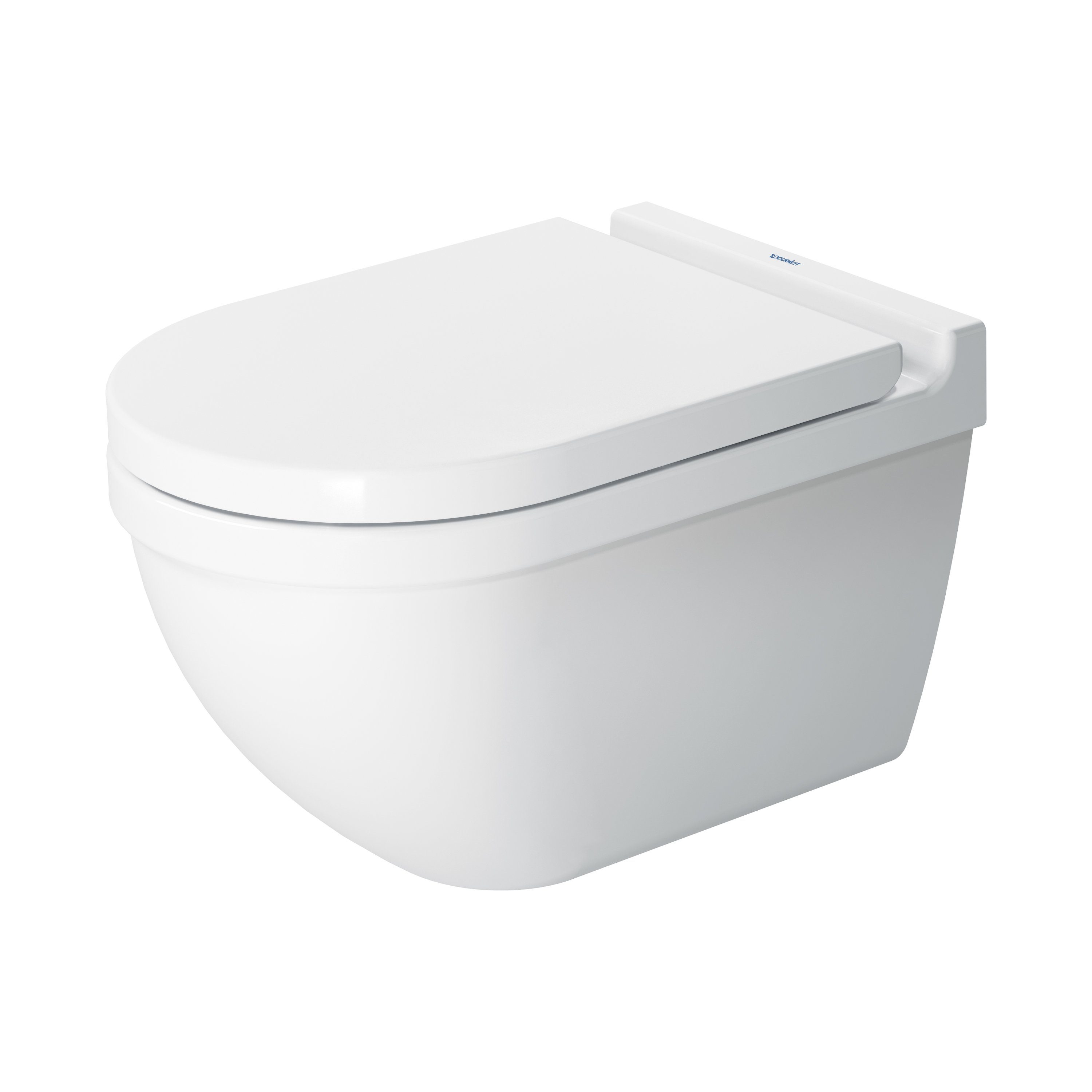 Tiefspül-WC Starck 3 Wand-WC Set WC-Sitz Toilette WC Absenkautomatik weiß