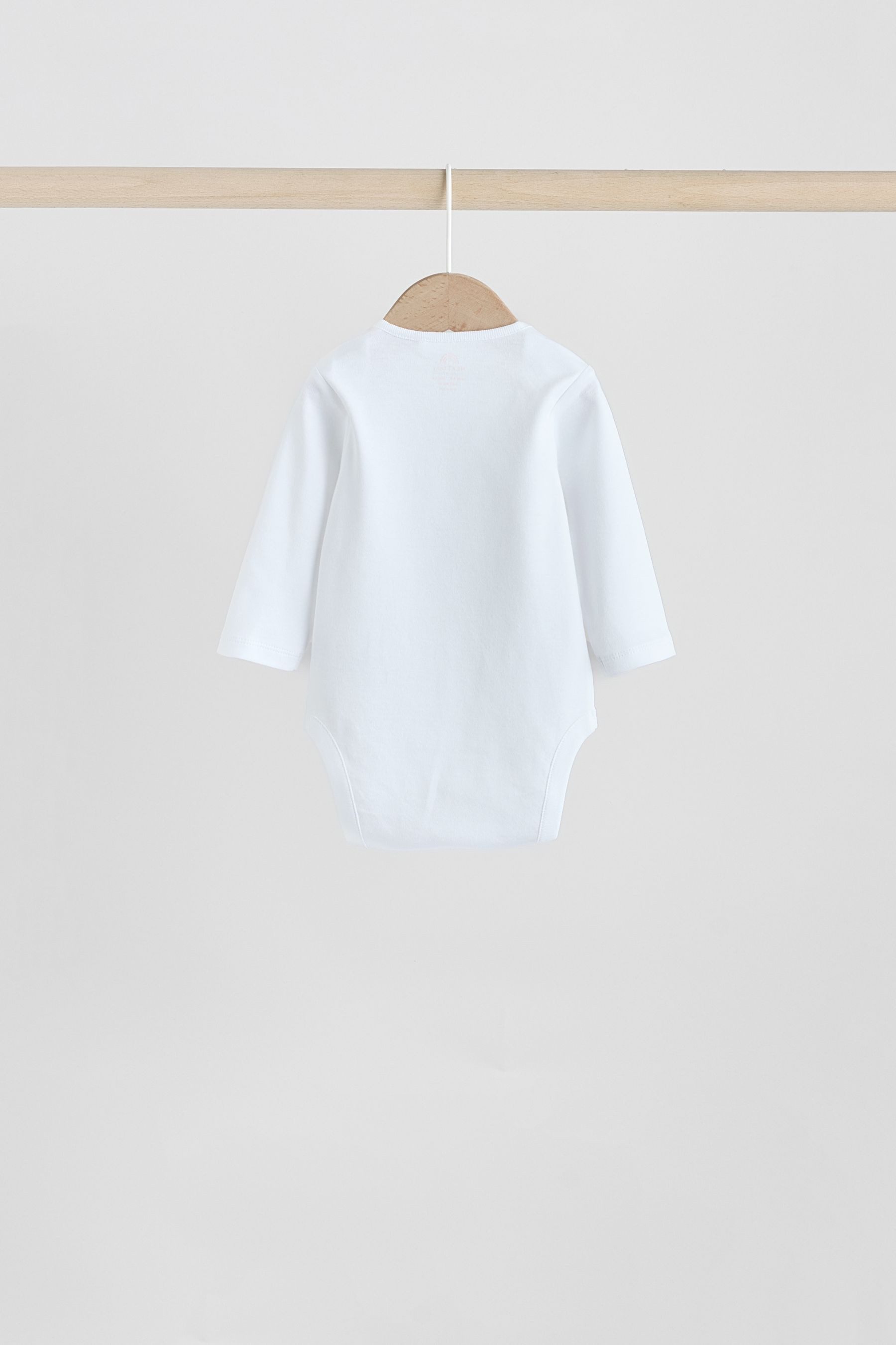 Next Langarmbody Langärmelige Baby-Bodysuits, 7er-Pack (7-tlg)