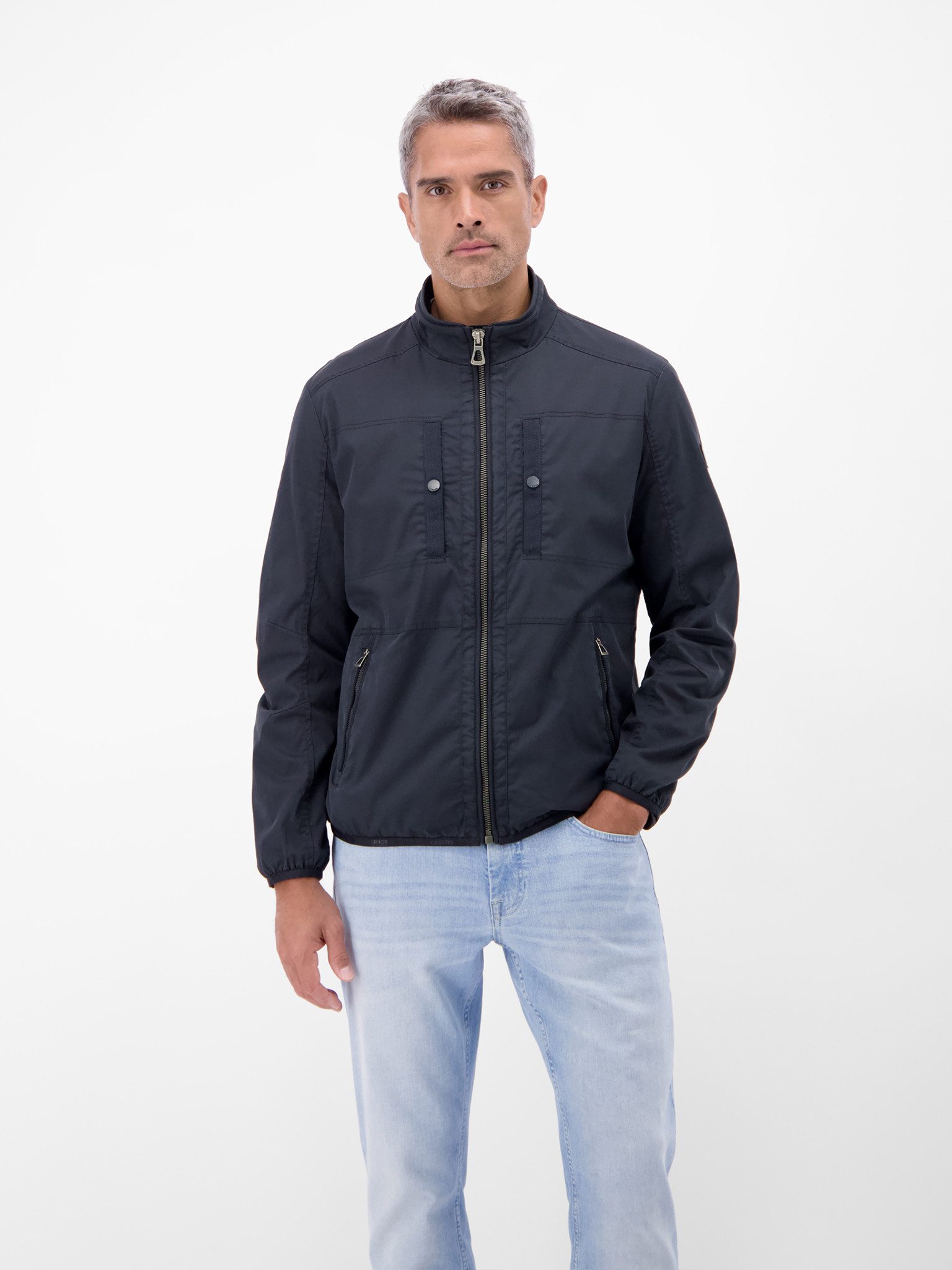 LERROS Outdoorjacke mit Stehkragen und Reißverschluss