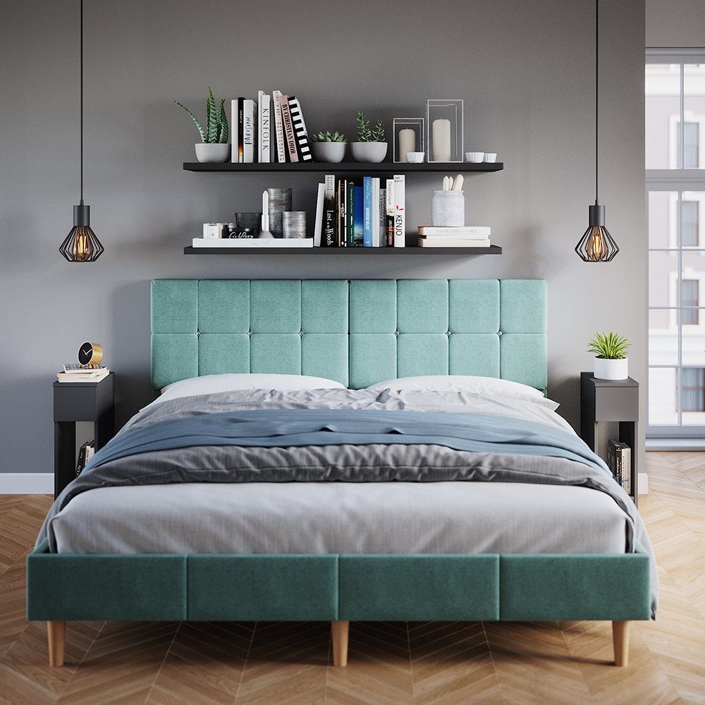 Vicco Nachtschrank Enton, Schwarz, 20 x 59.5 cm 2er Set günstig online kaufen