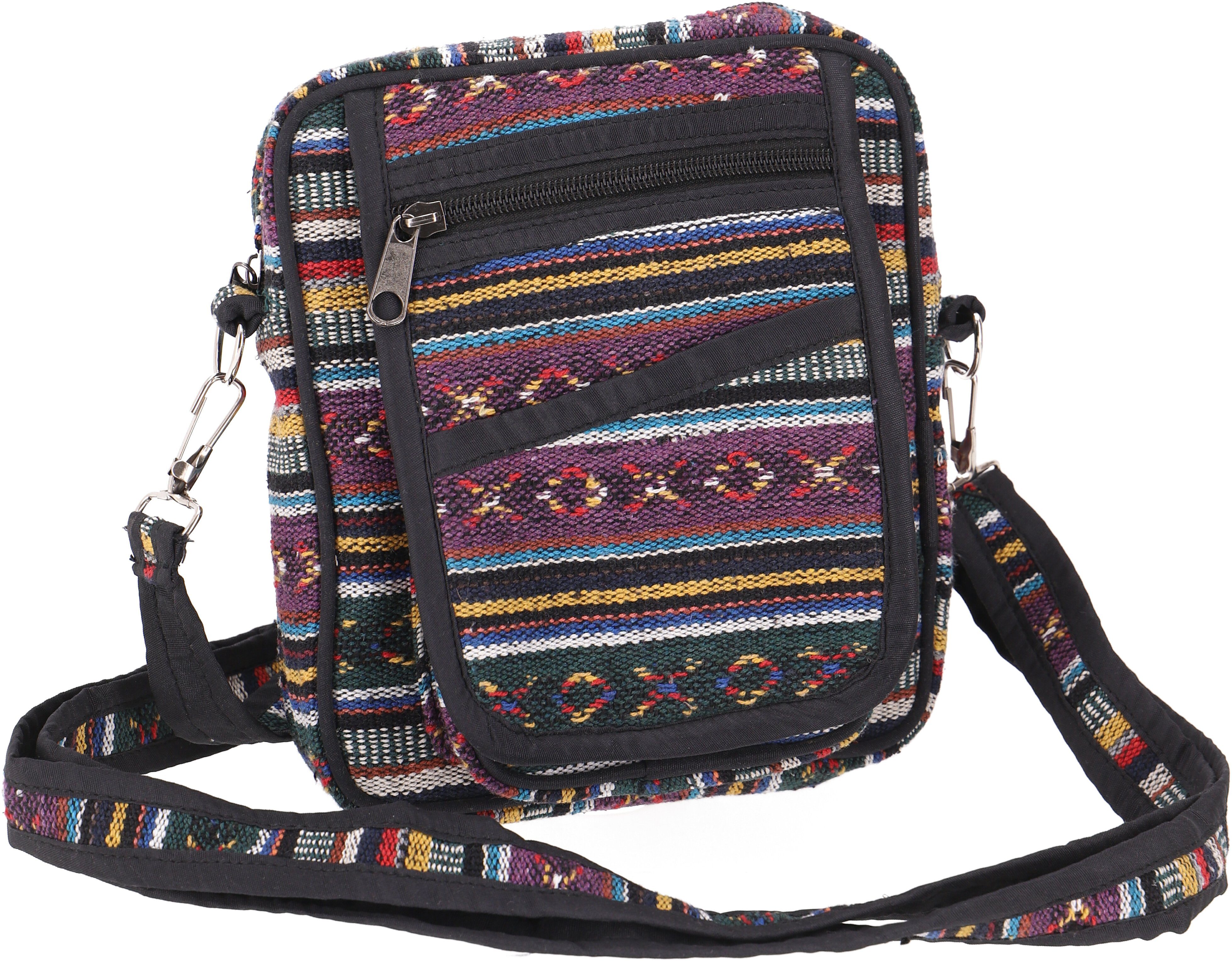 Guru-Shop Schultertasche Natürliche Schultertasche, Boho Ethnotasche,..