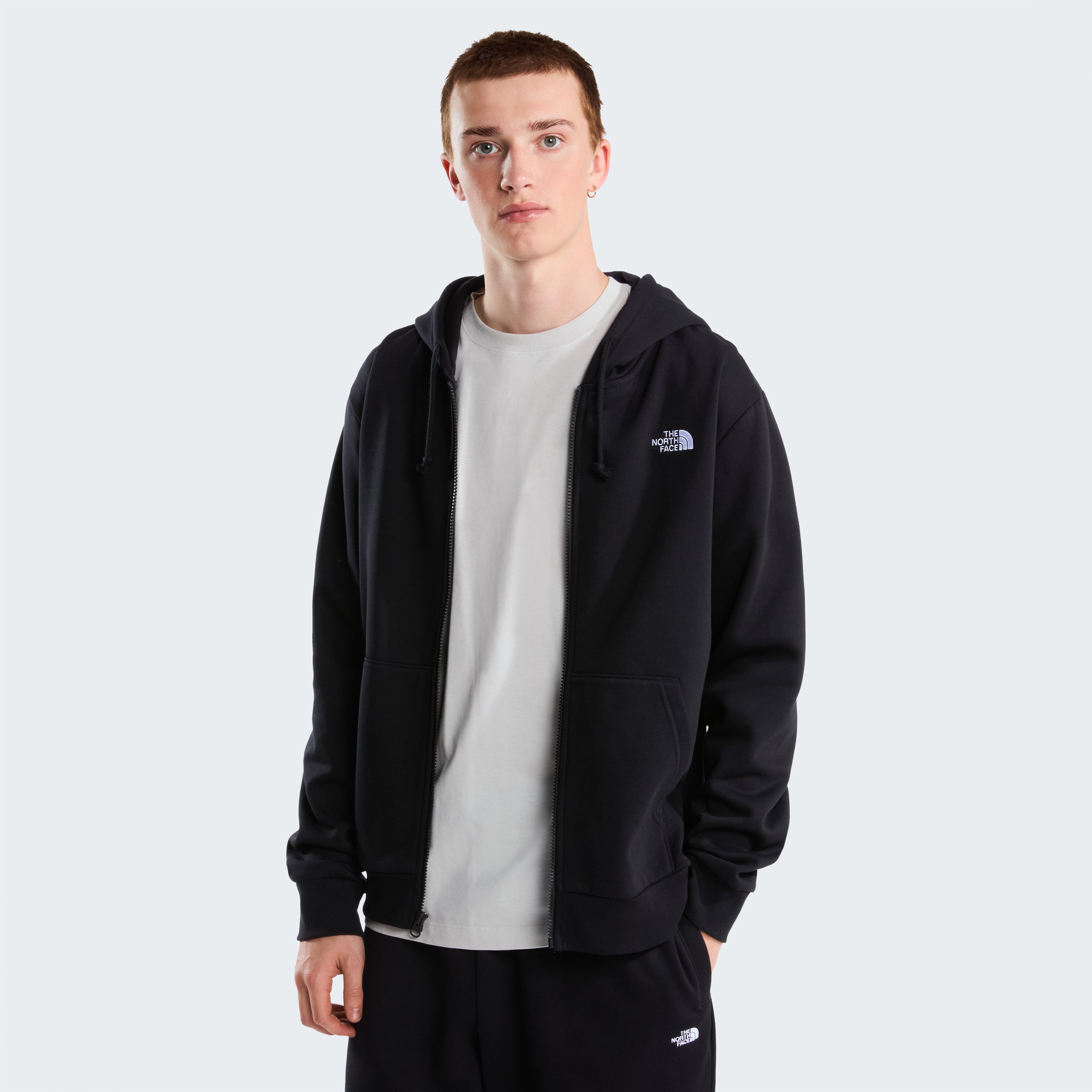 The North Face Sweatjacke M EVOLUTION SIMPLE DOME REGULAR FULL ZIP mit durchgehendem Reißverschluss, Langarm-Ausführung