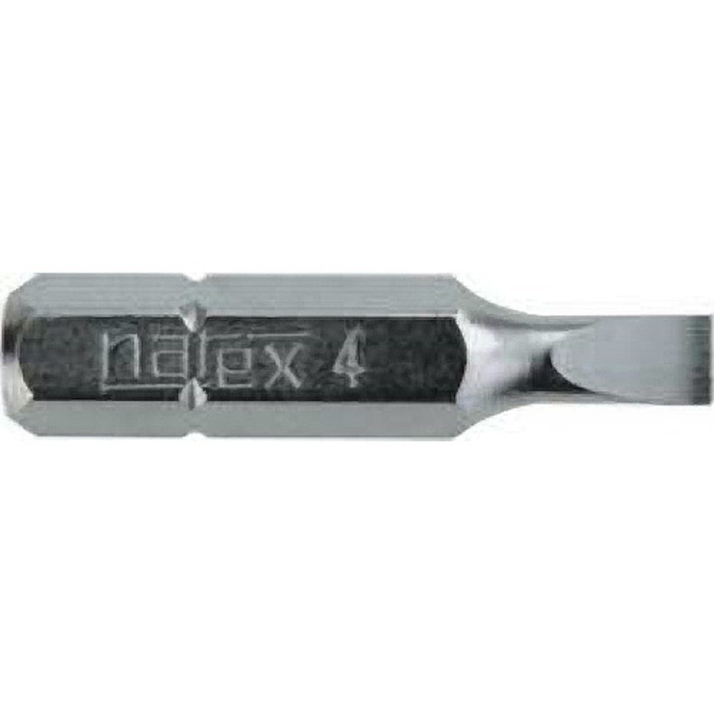 PROREGAL® Bit-Schraubendreher Schraubendrehereinsatz Bit Narex 8071 01, flach, hex 1/4 ", 4,0/30mm