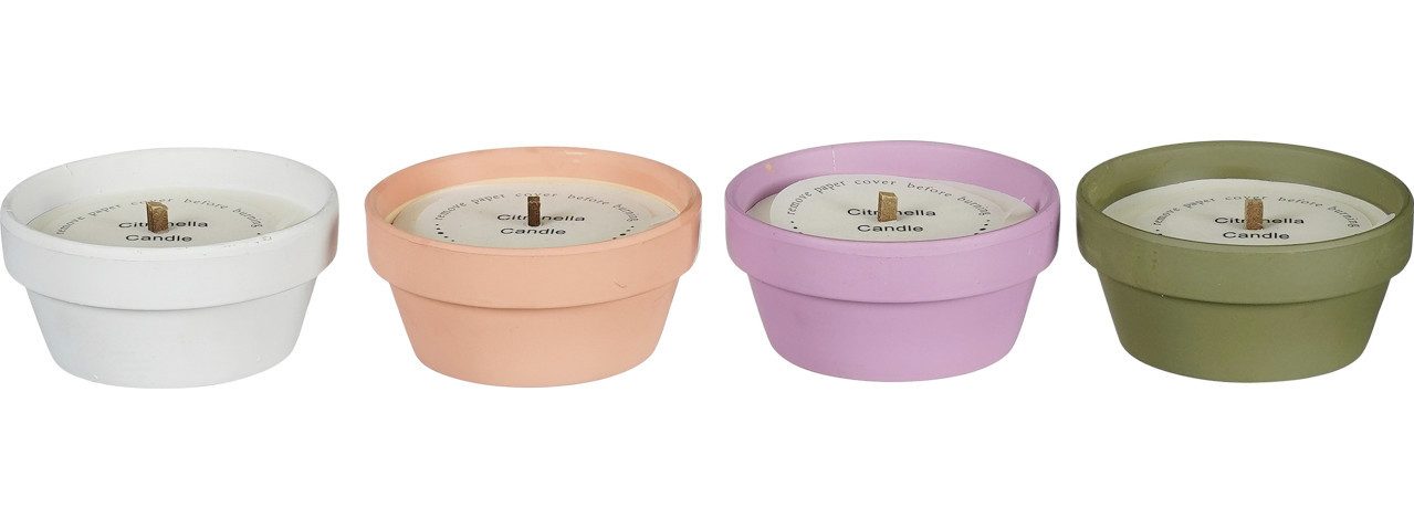Mica Decorations Duftkerze Mica Decorations Citronella Terracotta Ø 12 x 5,5