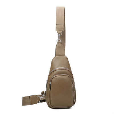 ITALYSHOP24 Schultertasche Unisex Sling-Tasche Bodybag Crossbody Brusttasche, Umhängetasche, Crossover & Rucksack