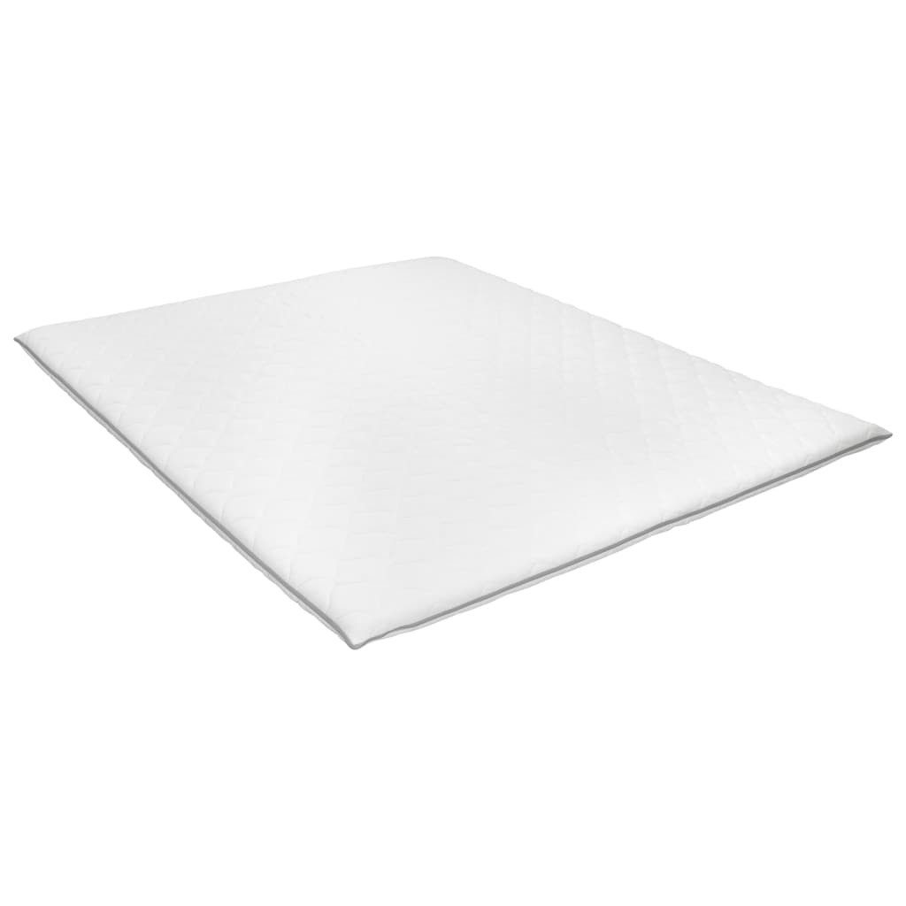 Ferlex Viskoelastische Matratzenauflage – 5 Cm Dick, 160x190 Cm, Mit Gelpartikeln – Topper Für Matratze Oder Sofa, Ohne Bezug