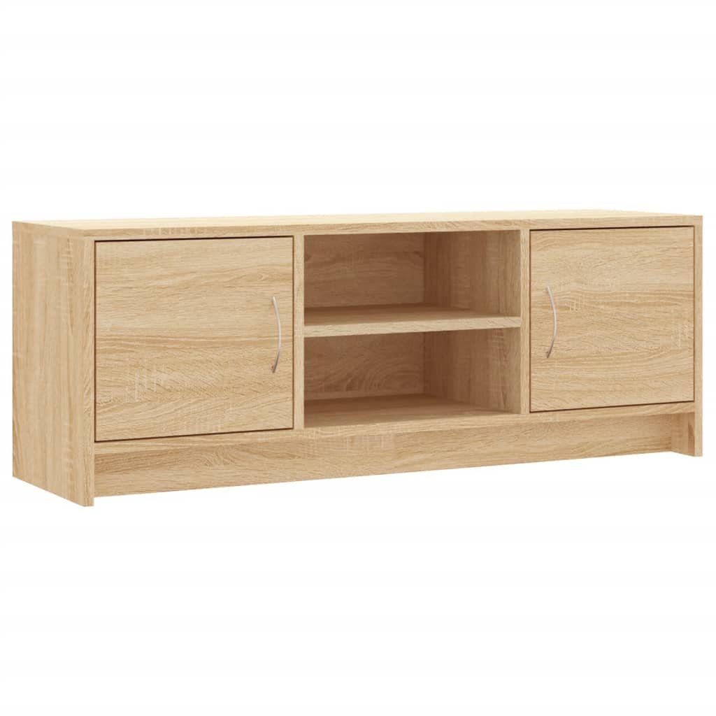 Eiche (1-St) Holzwerkstoff TV-Schrank 102x30x37,5 TV-Schrank vidaXL Sonoma cm Sonoma-Eiche