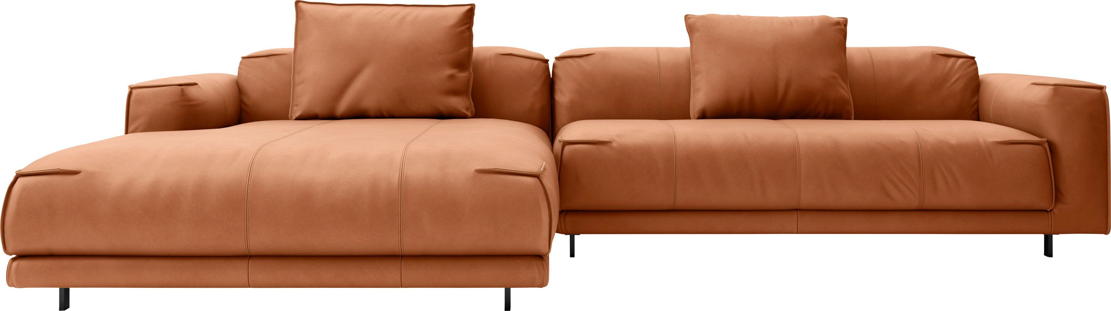 freistil ROLF BENZ Ecksofa freistil 136, Meisterwerk der Handwerkskunst, hochwertige Polsterung, mit besonderer Nahtverarbeitung