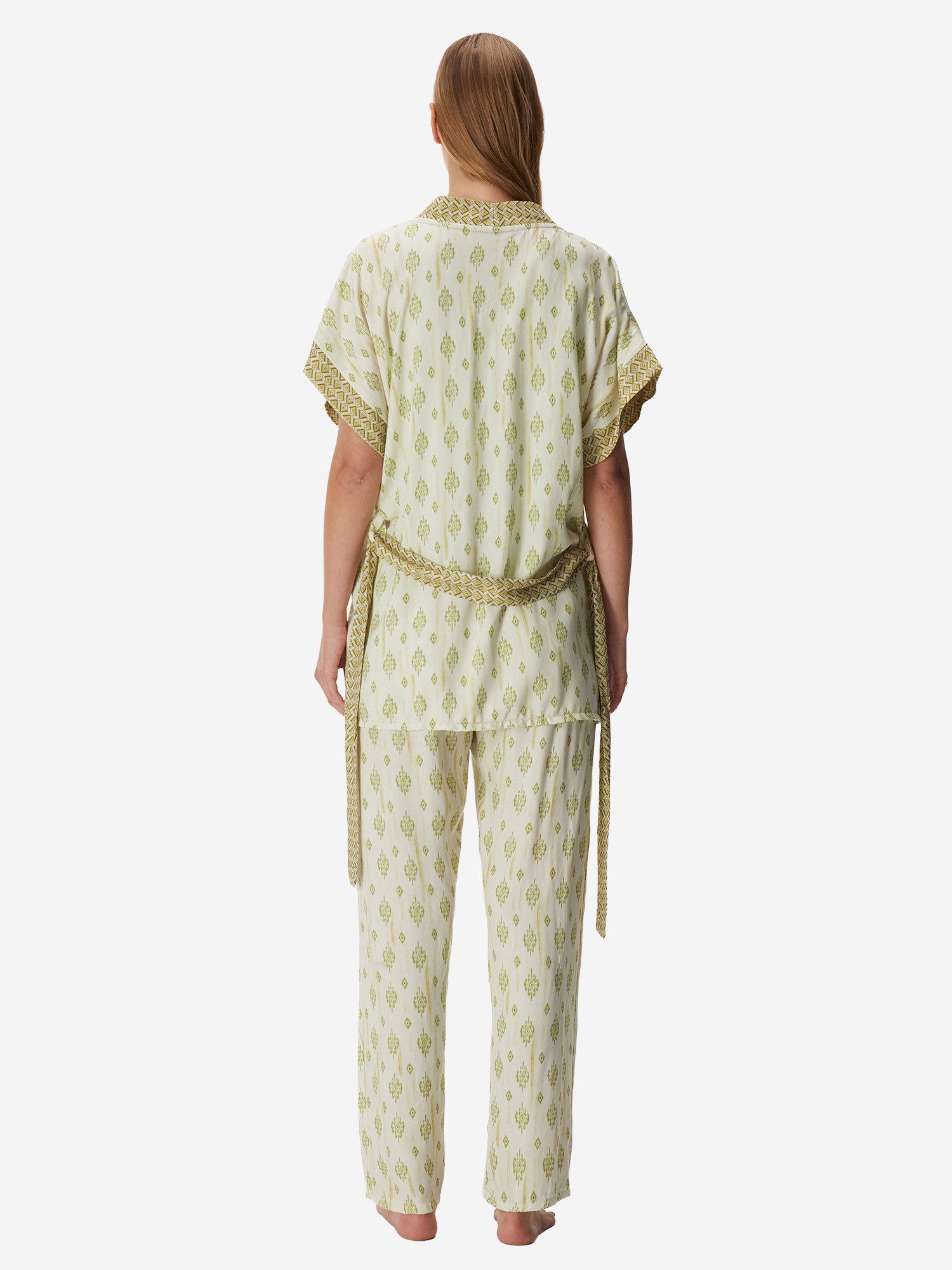 Goldenbay Pyjama Gown, Camisole & Pants Petunia Dahlia (2 tlg) loungewear pyjama nachthemd