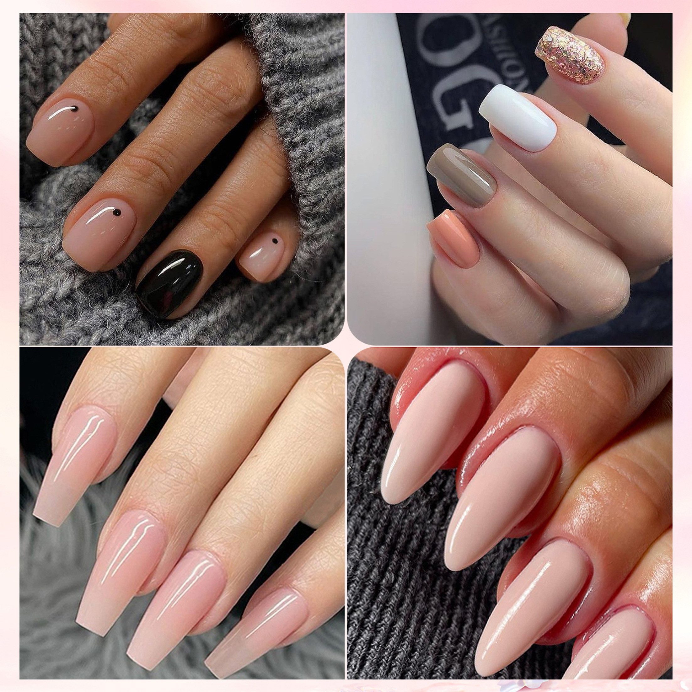 KINSI Lichthärtungsgerät 16-Farben Nagellack Set inkl. Maniküre Werkzeuge,DIY-Nageldesign, mit UV/LED Lampe,Perfekt für Nail Art