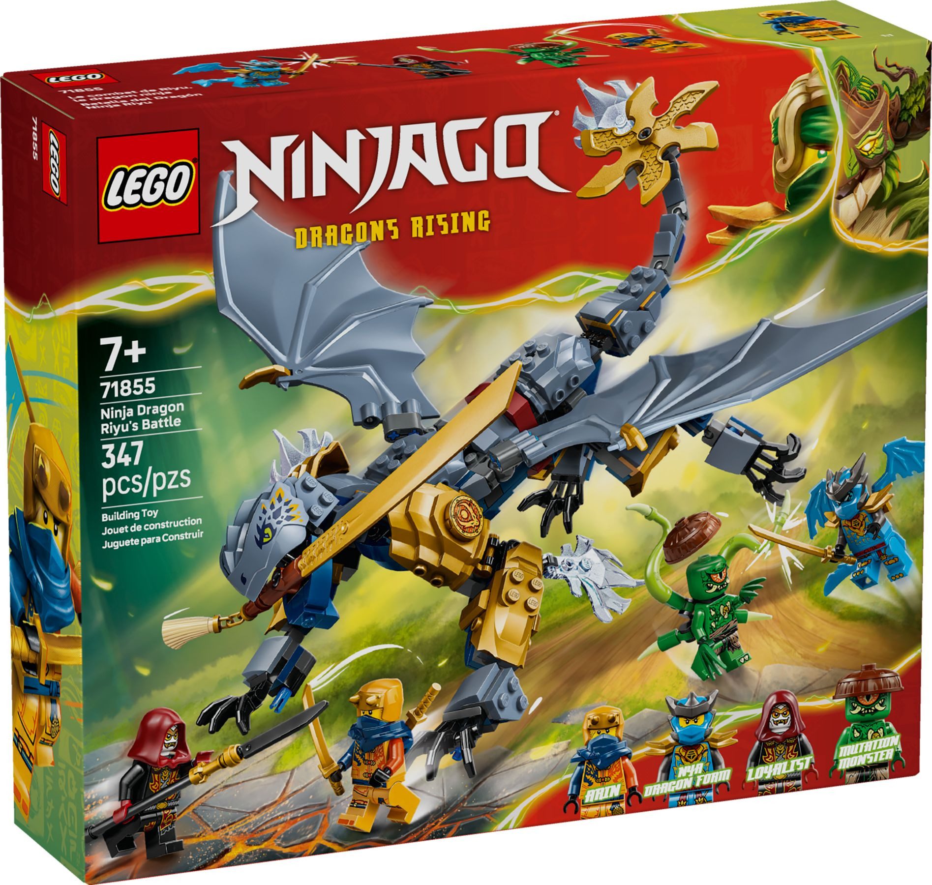 LEGO® LEGO® Ninjago 71855 Showdown mit dem Ninja-Drachen Riyu Konstruktionsspielsteine