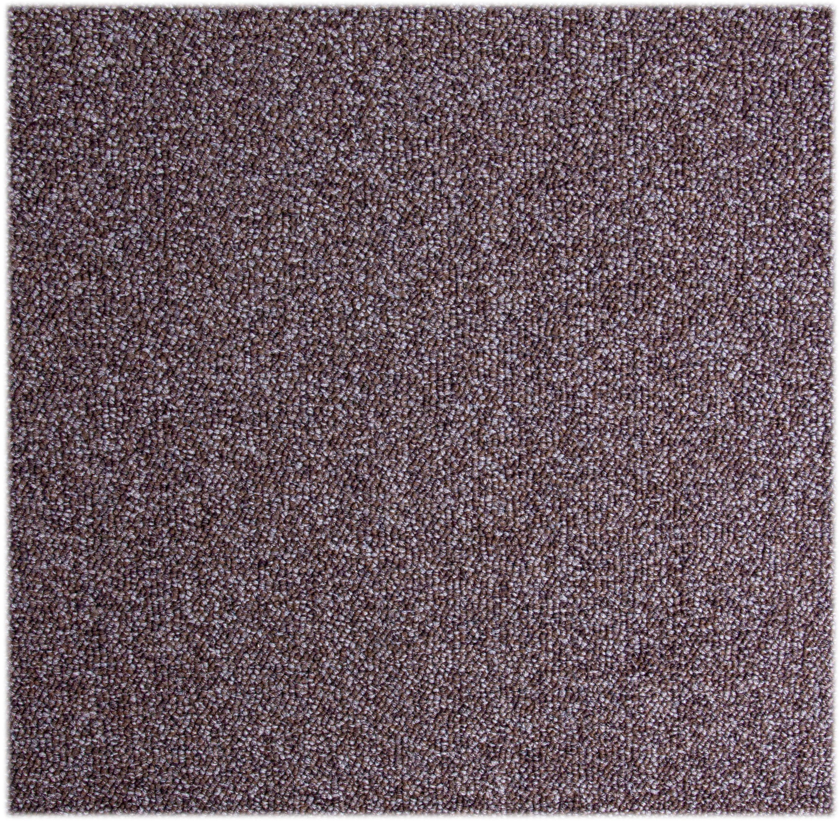 Teppichboden Coupon Schlinge Matz, Andiamo, rechteckig, Höhe: 6 mm, meliert, Breite 400 cm oder 500 cm, strapazierfähig & pflegeleicht braun