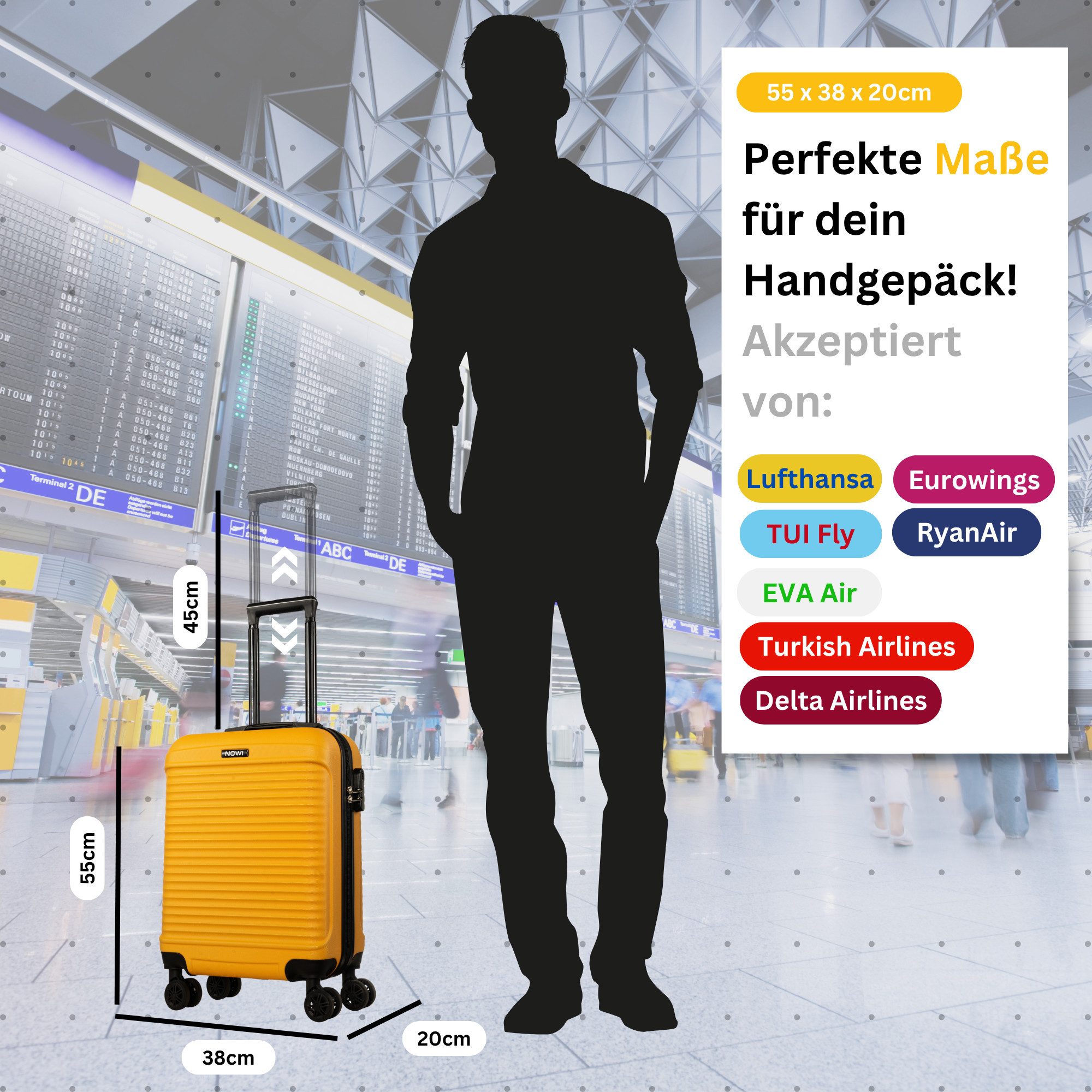 NOWI Hartschalen-Trolley Koffer M–XL & Set günstig online kaufen
