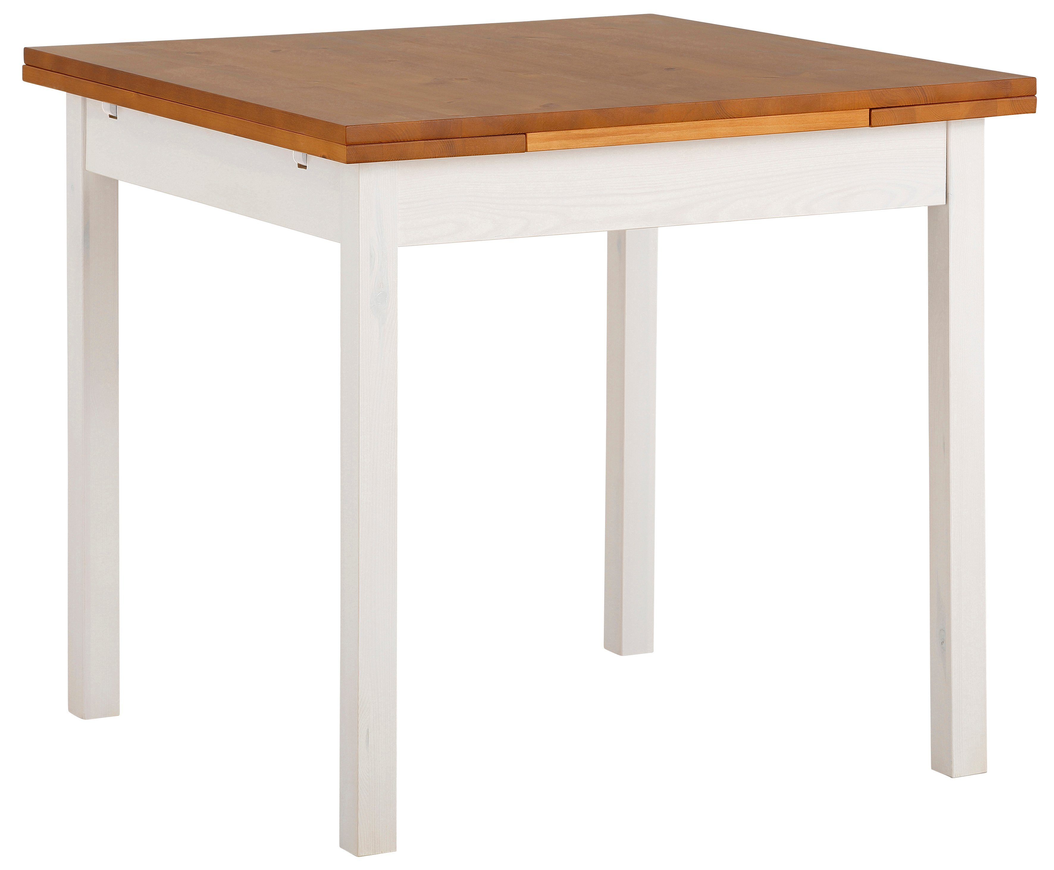 Home affaire Esstisch Maike, TOPSELLER! (Esstisch, Küchentisch, OTTOs Choice), Home affaire, Breite 80cm, mit Auszugsfunktion
