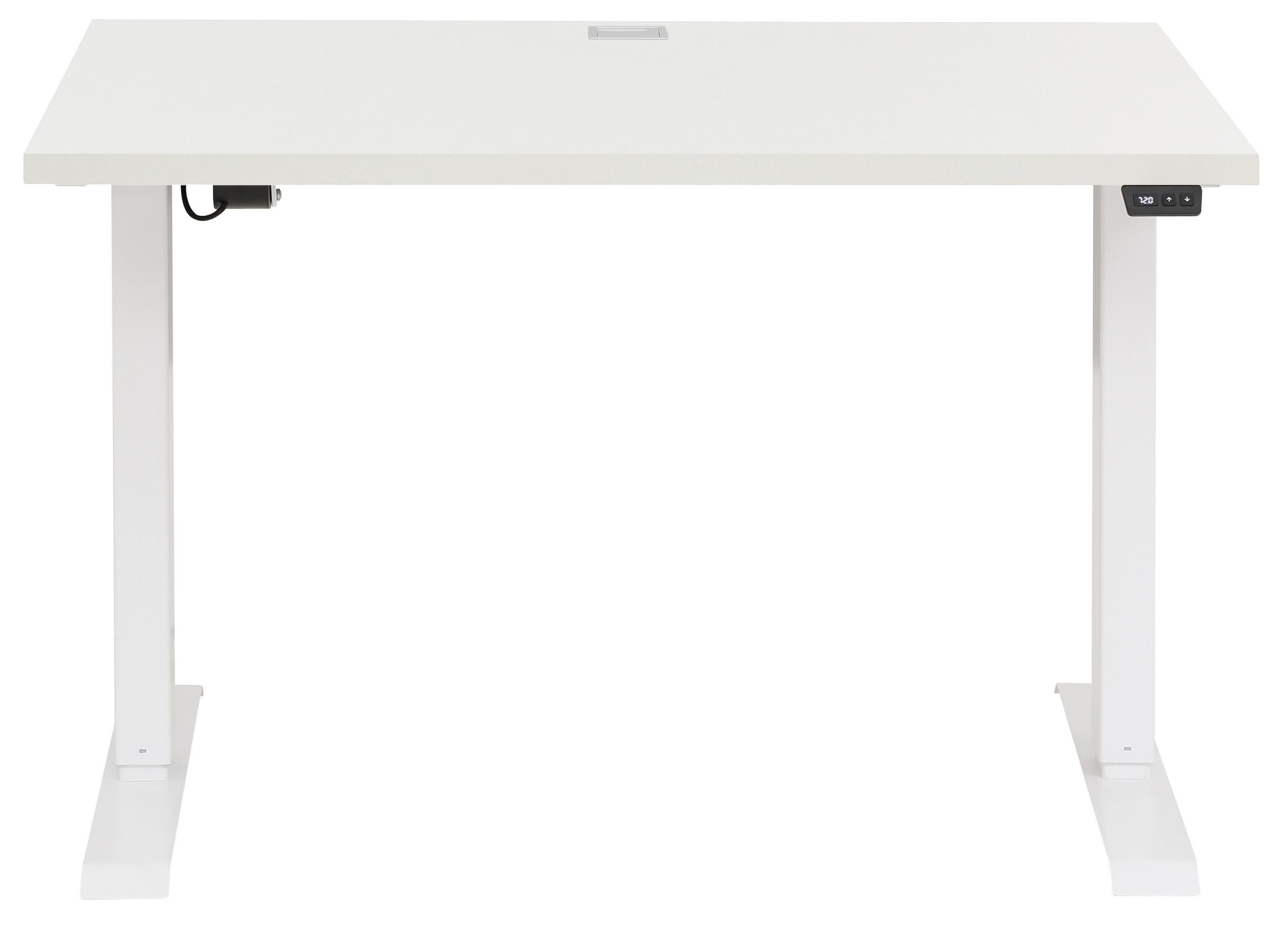Maja Möbel Schreibtisch e-desk, in weiß- 150x72x72 (B/H/T) elektrisch verstellbar