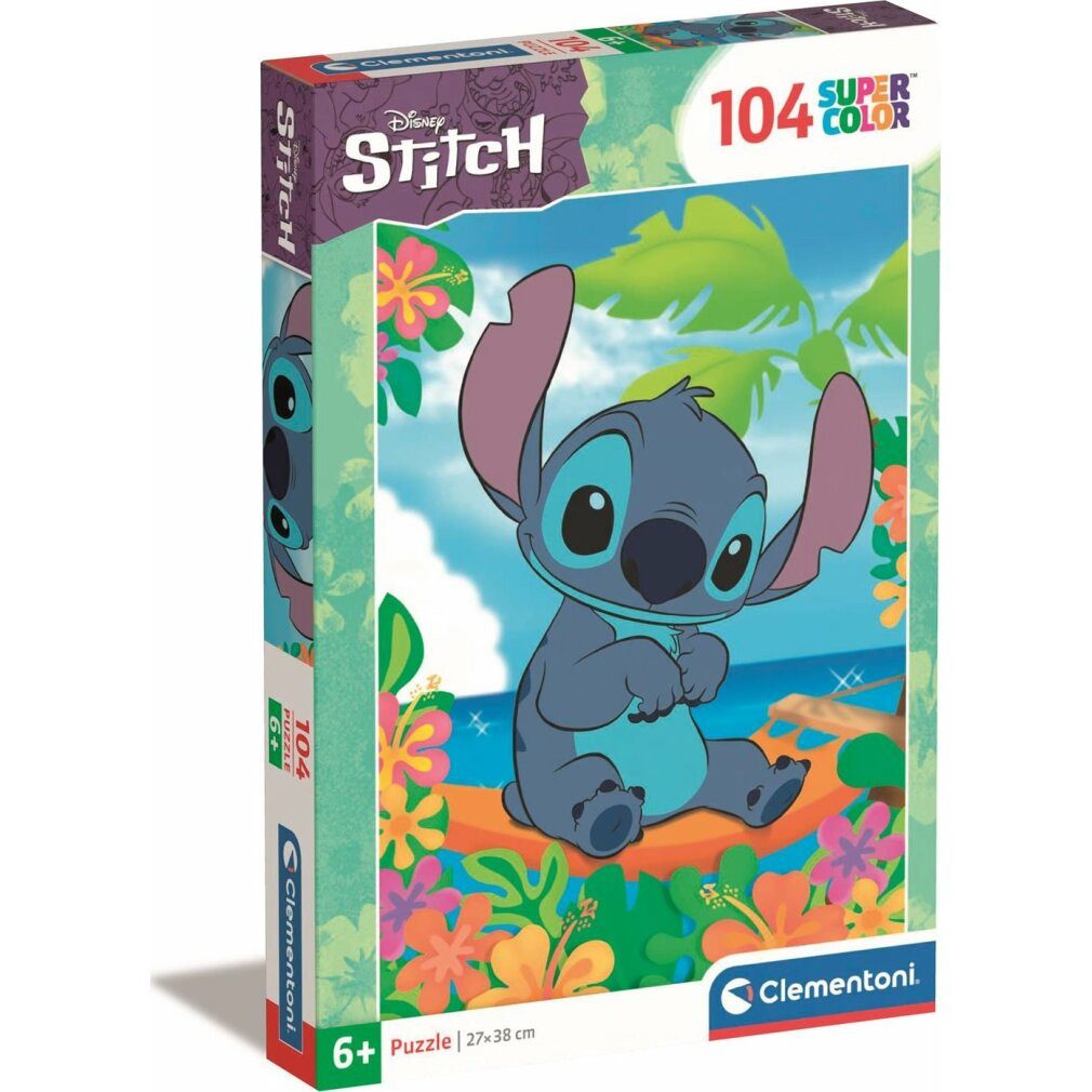 Clementoni® Puzzle Disney Stitch Puzzle 104Stück, günstig online kaufen