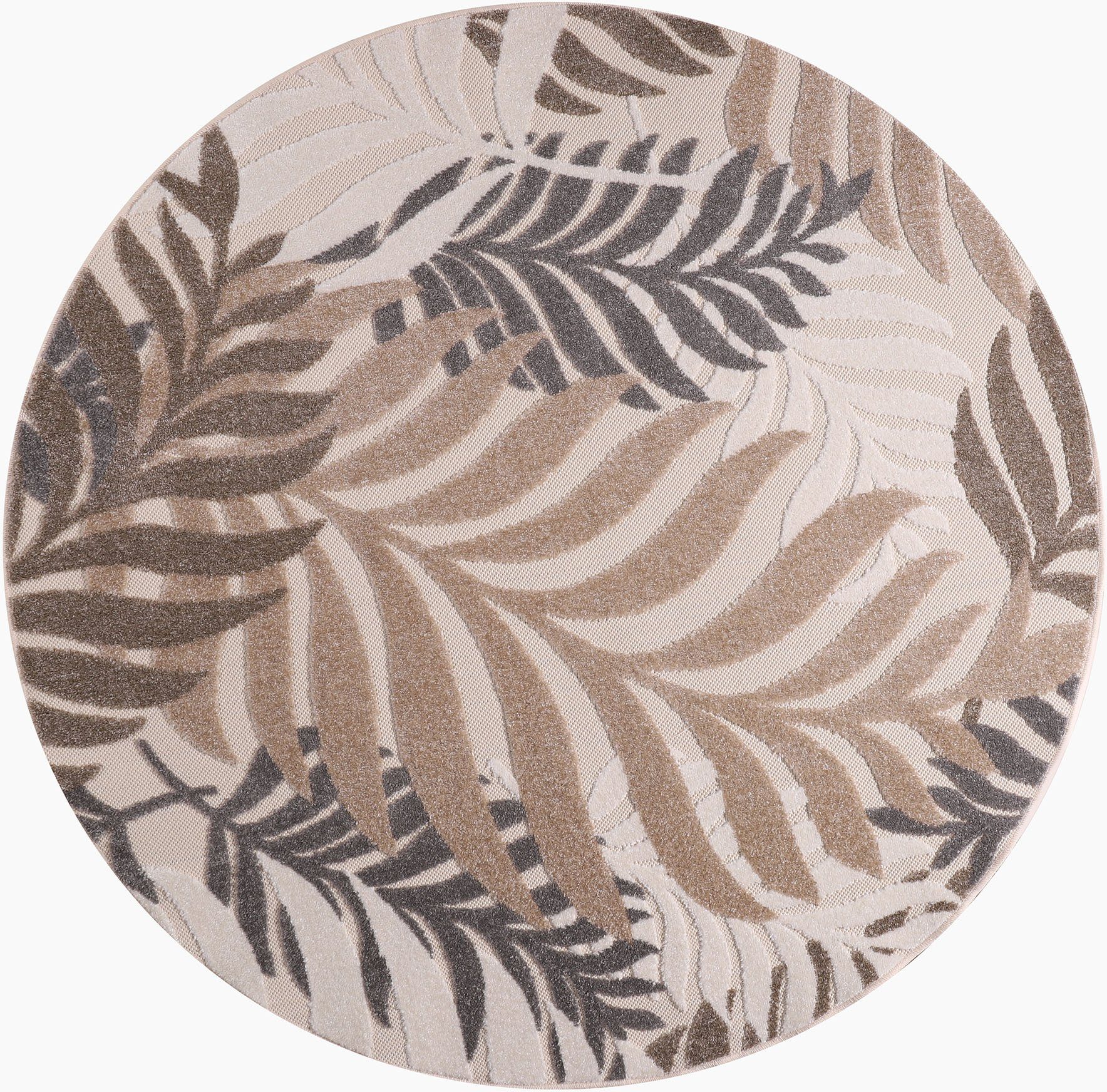 Sanat Teppich Floral Outdoor, rund, Höhe: 6 mm, In- und Outdoor geeignet, f günstig online kaufen