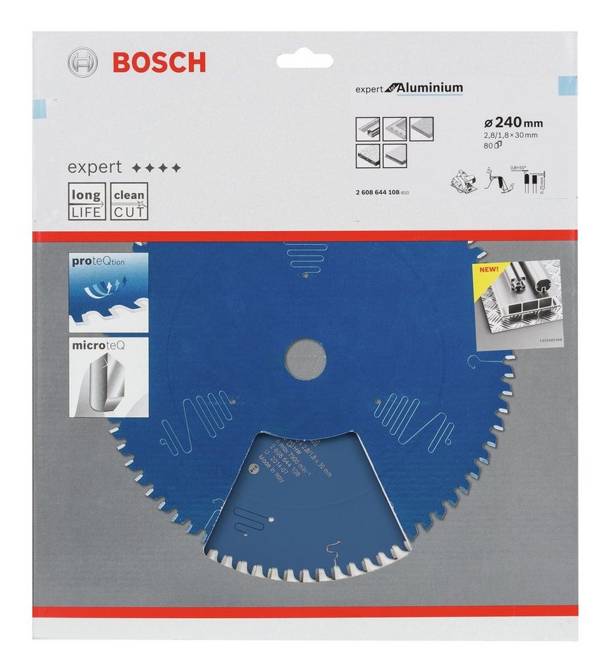 Thumbnail - BOSCH Kreissägeblatt Expert, For Aluminium, 240 x 30 x 2,8 mm, 80 Zähne